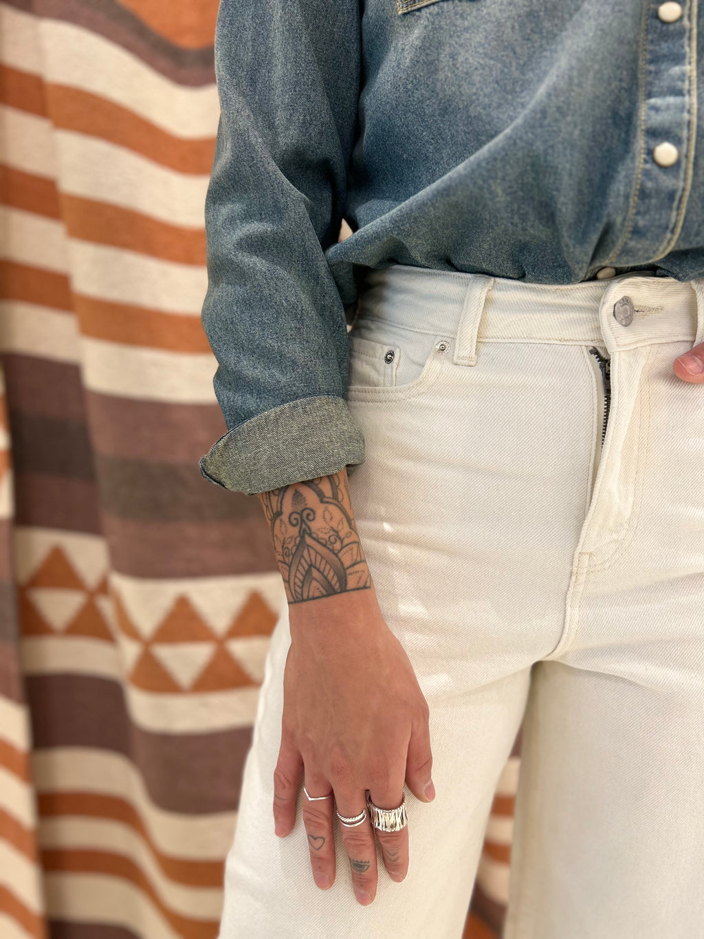 Camicia di jeans JJXX blu medio