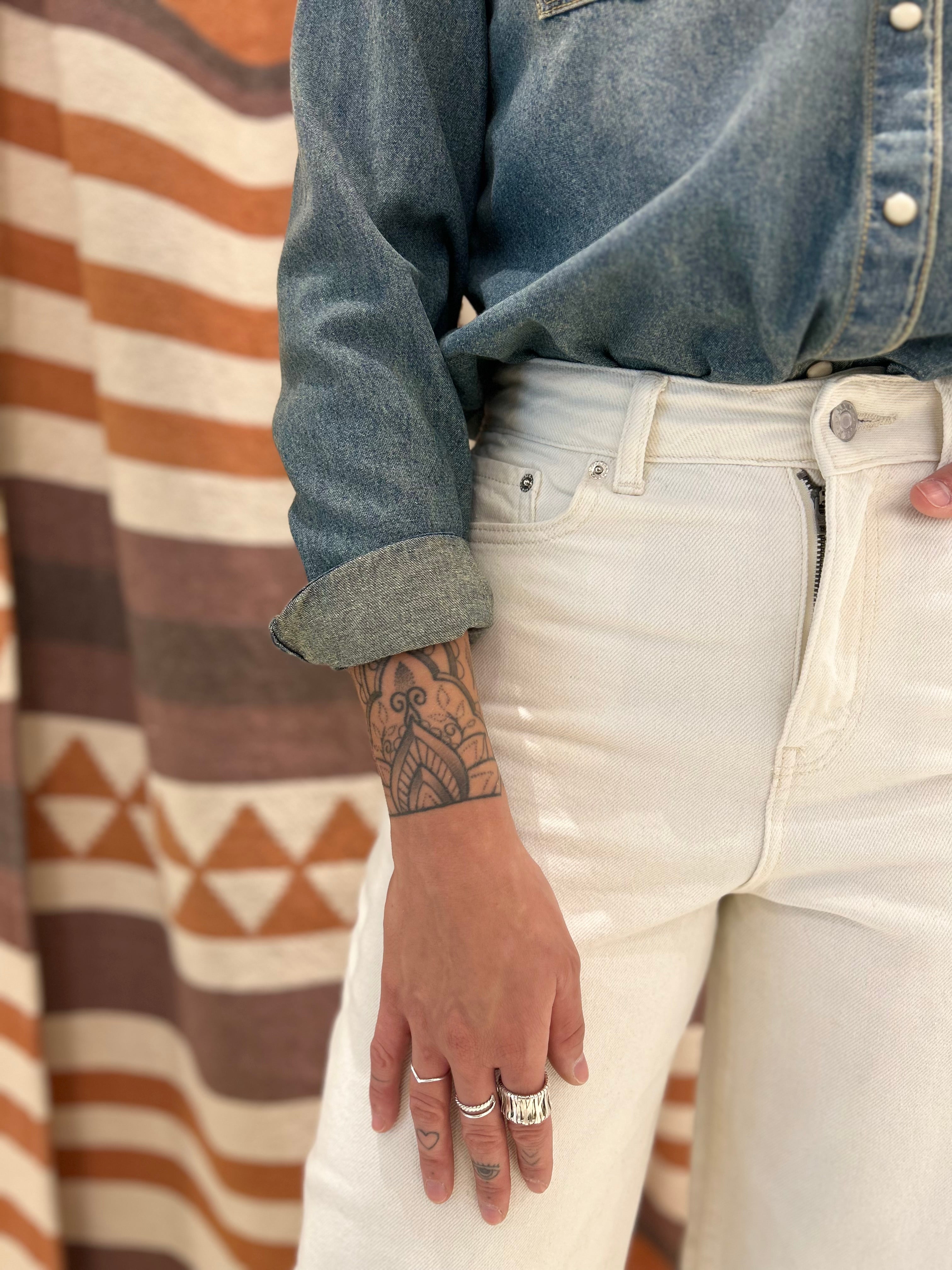 Camicia di jeans JJXX blu medio