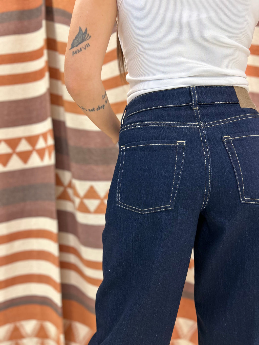 Jeans JJXX barrel fit blu scuro