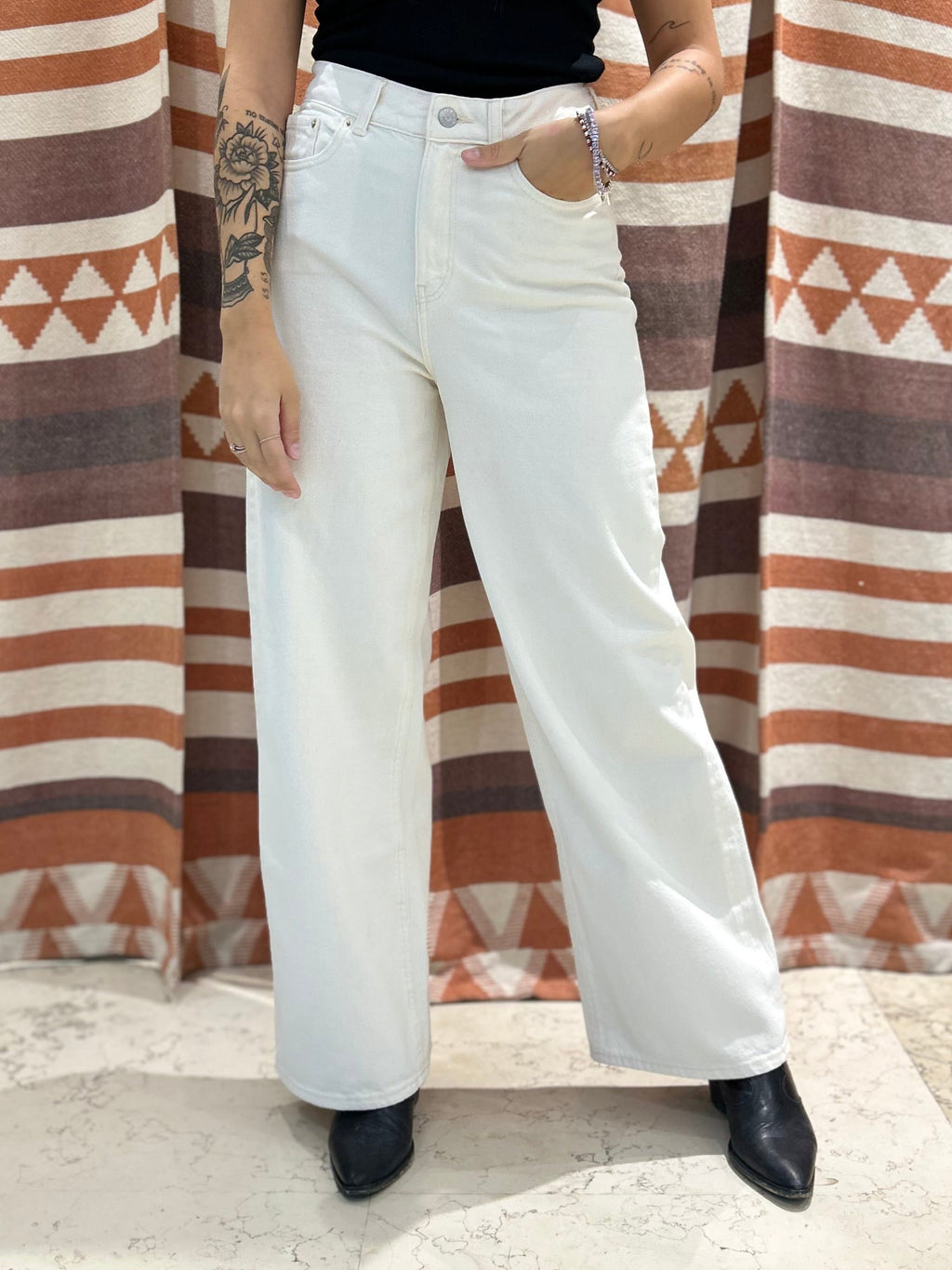 Jeans JJXX palazzo panna