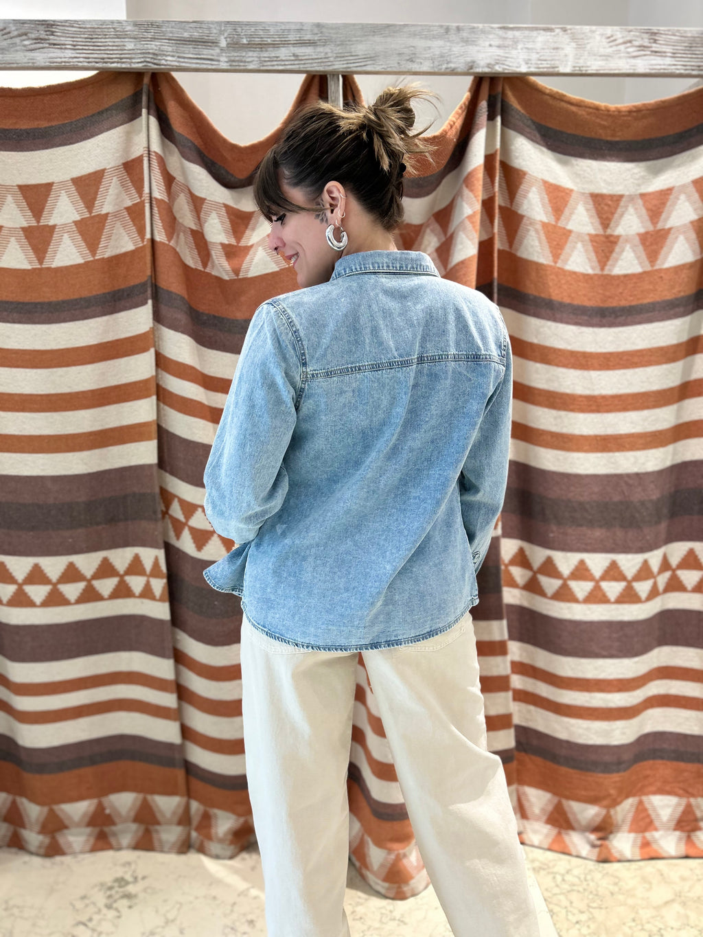 Camicietta in denim JJXX chiara