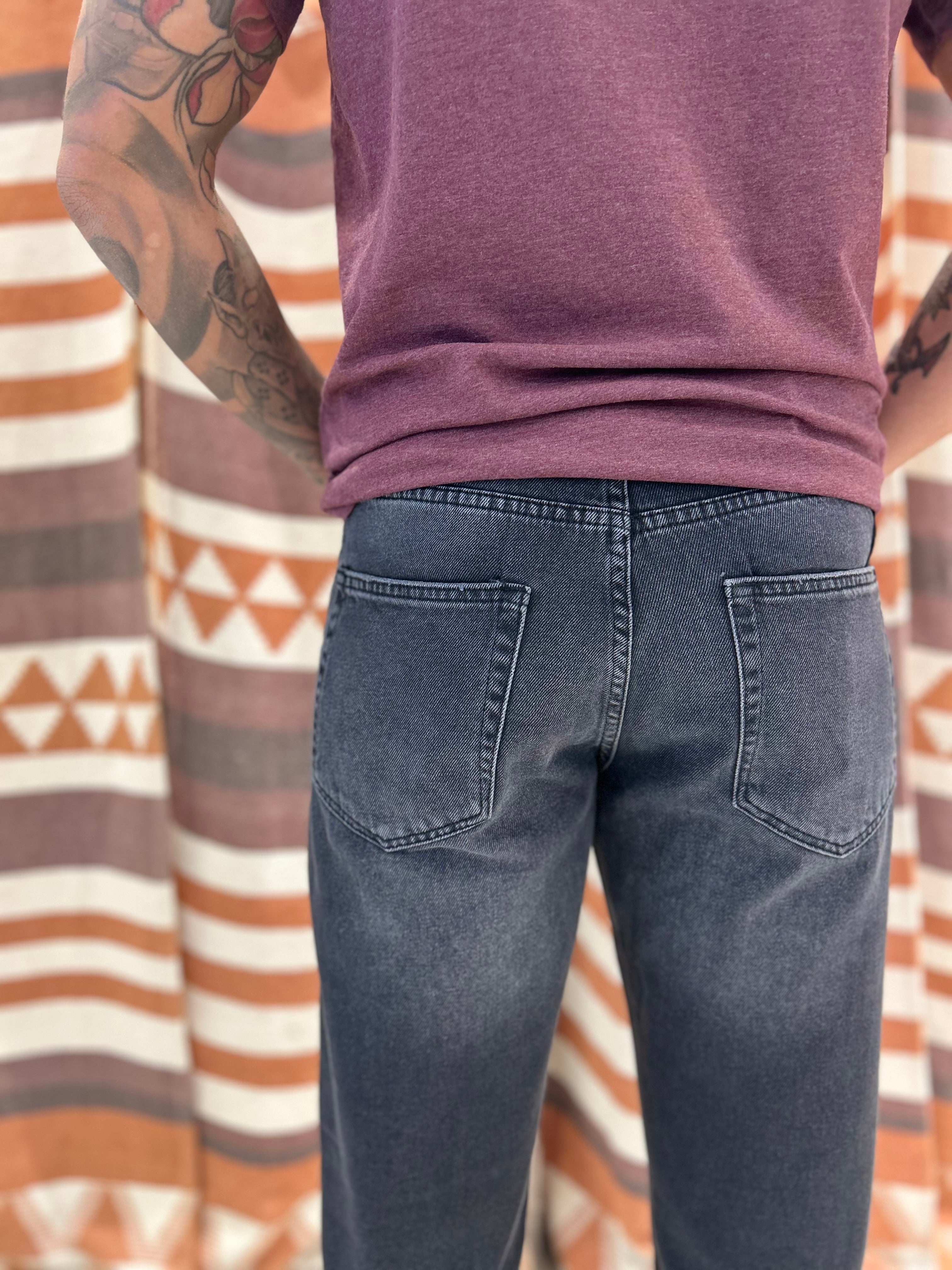 Jeans tapered loose Only & Sons nero invecchiato