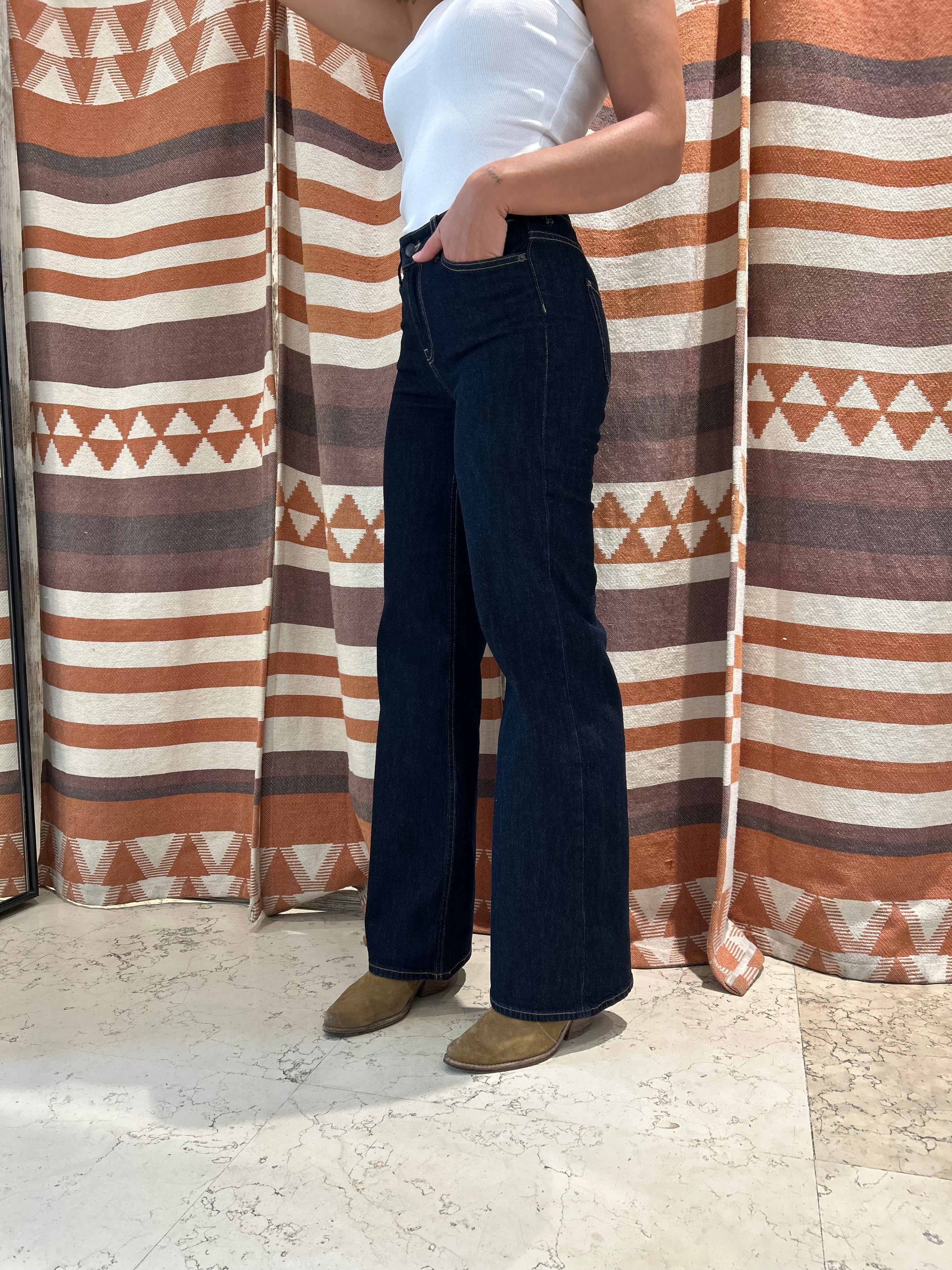 Jeans JJXX flared blu scuro