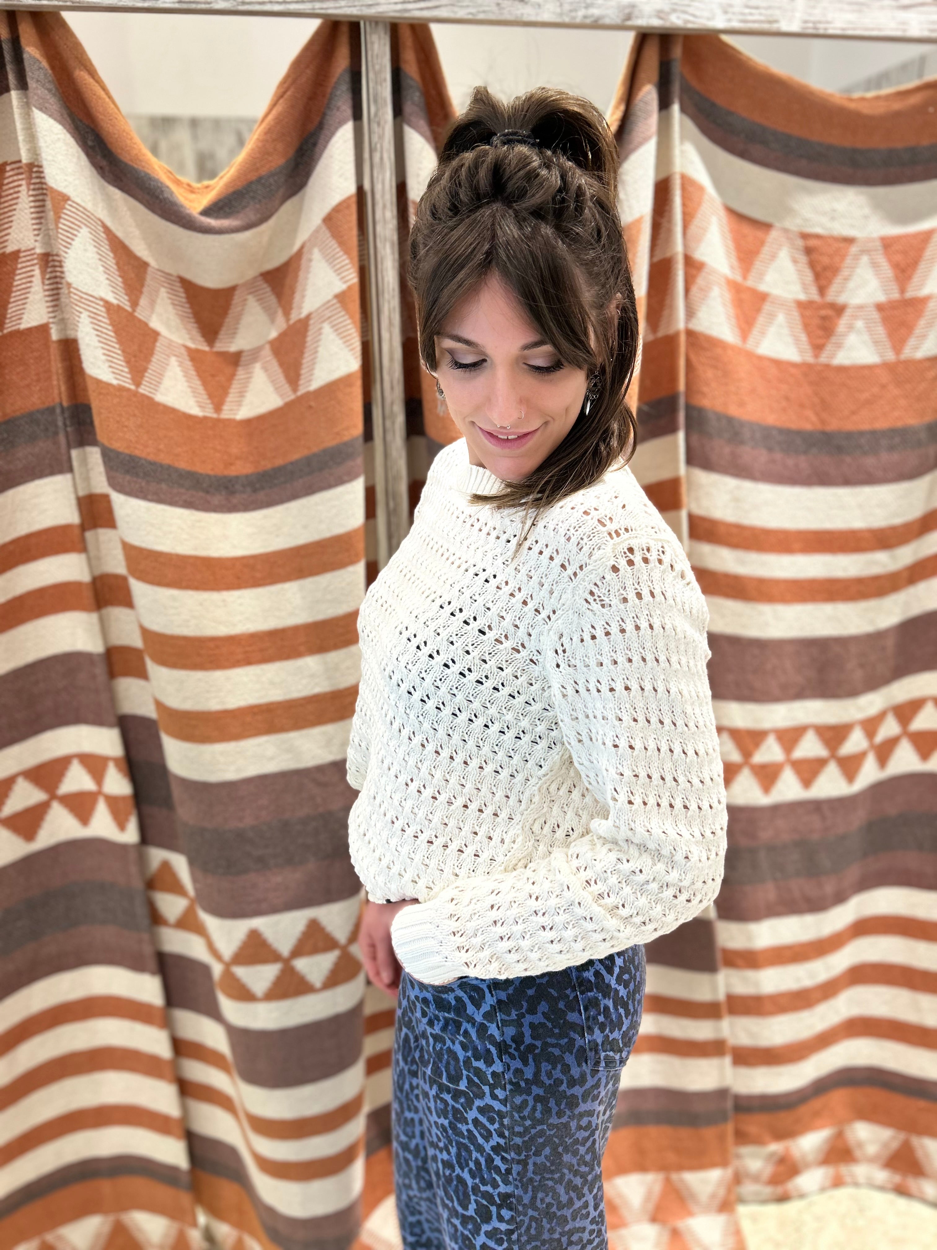 Maglioncino VILA Cotone Bianco