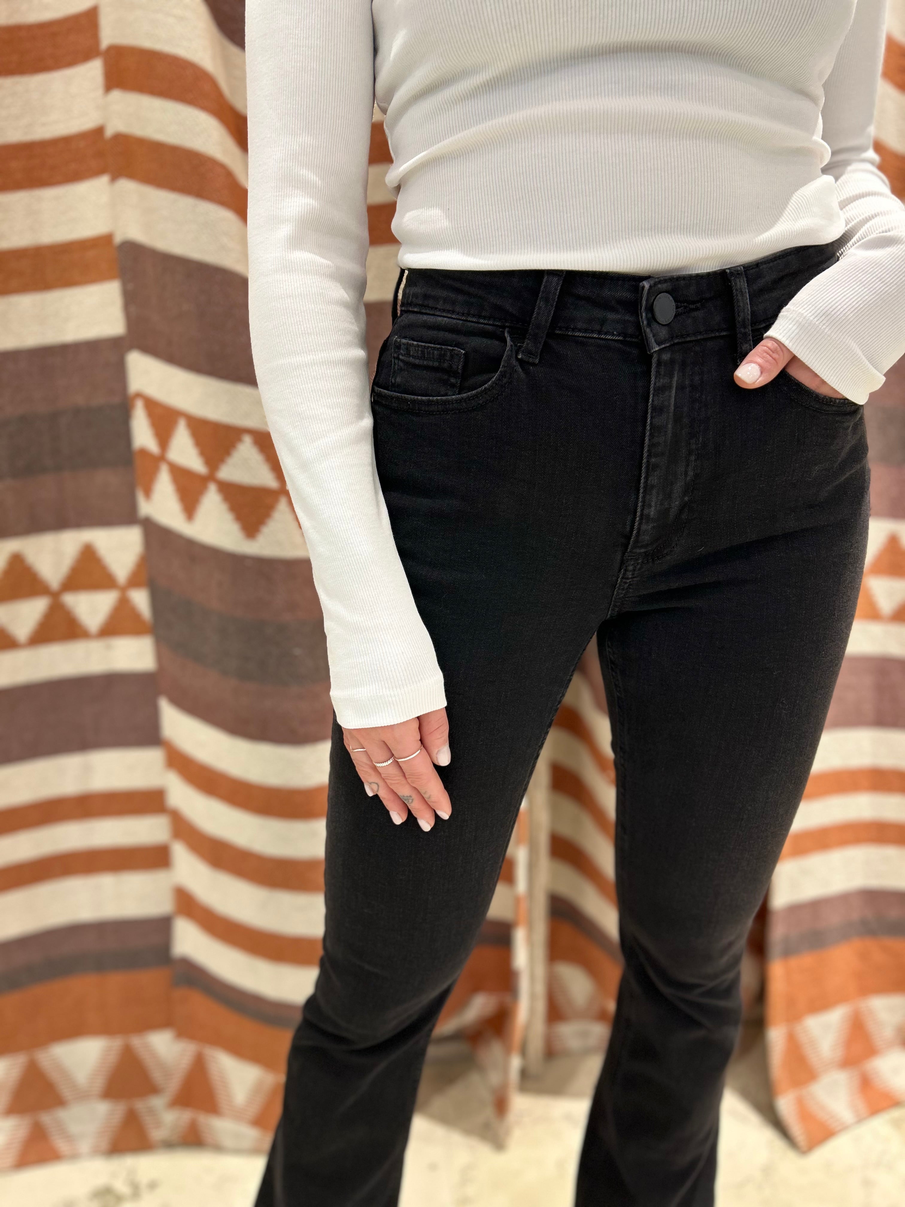 Jeans flared VILA nero