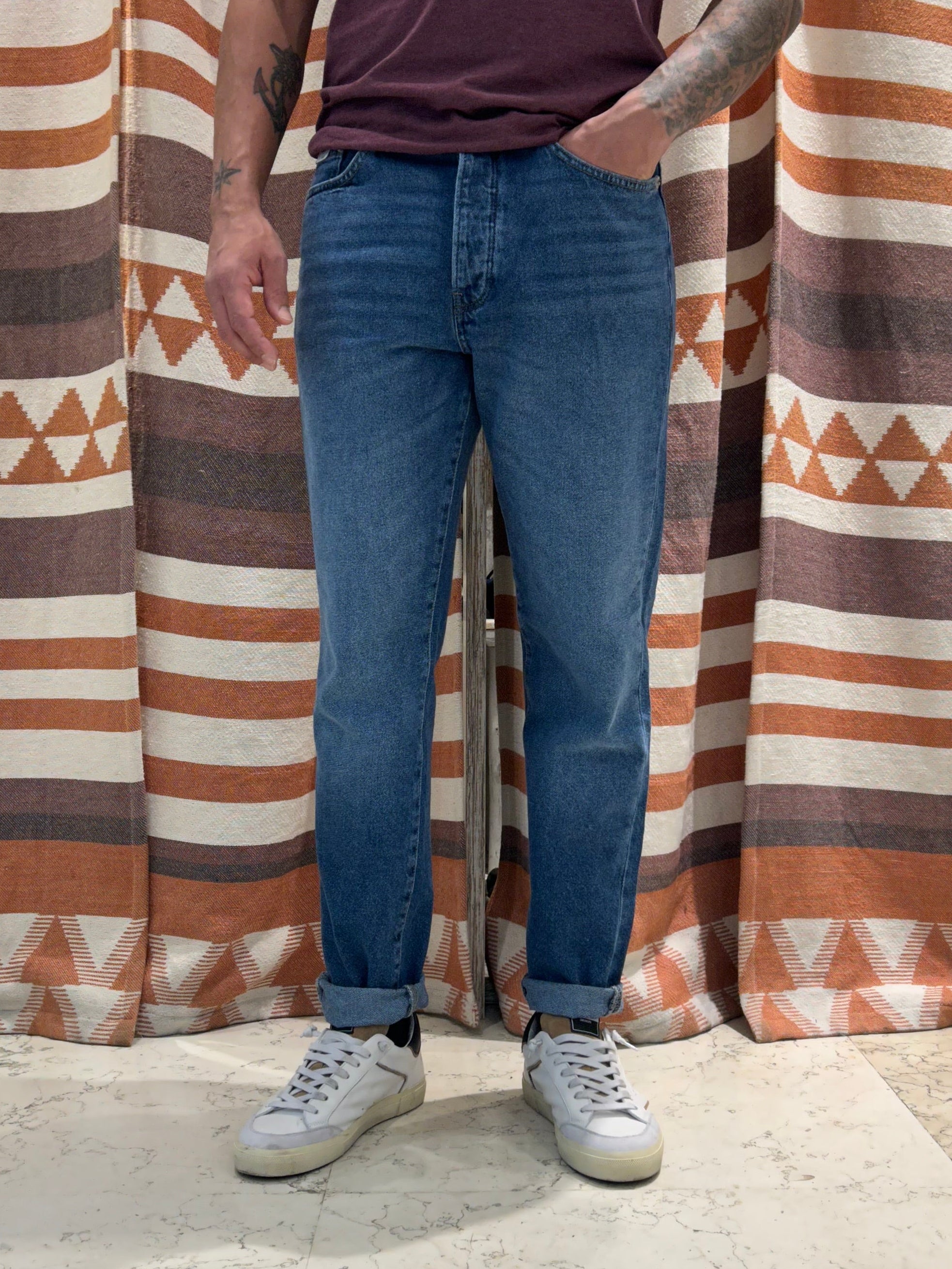 Jeans tapered loose Only & Sons old blue