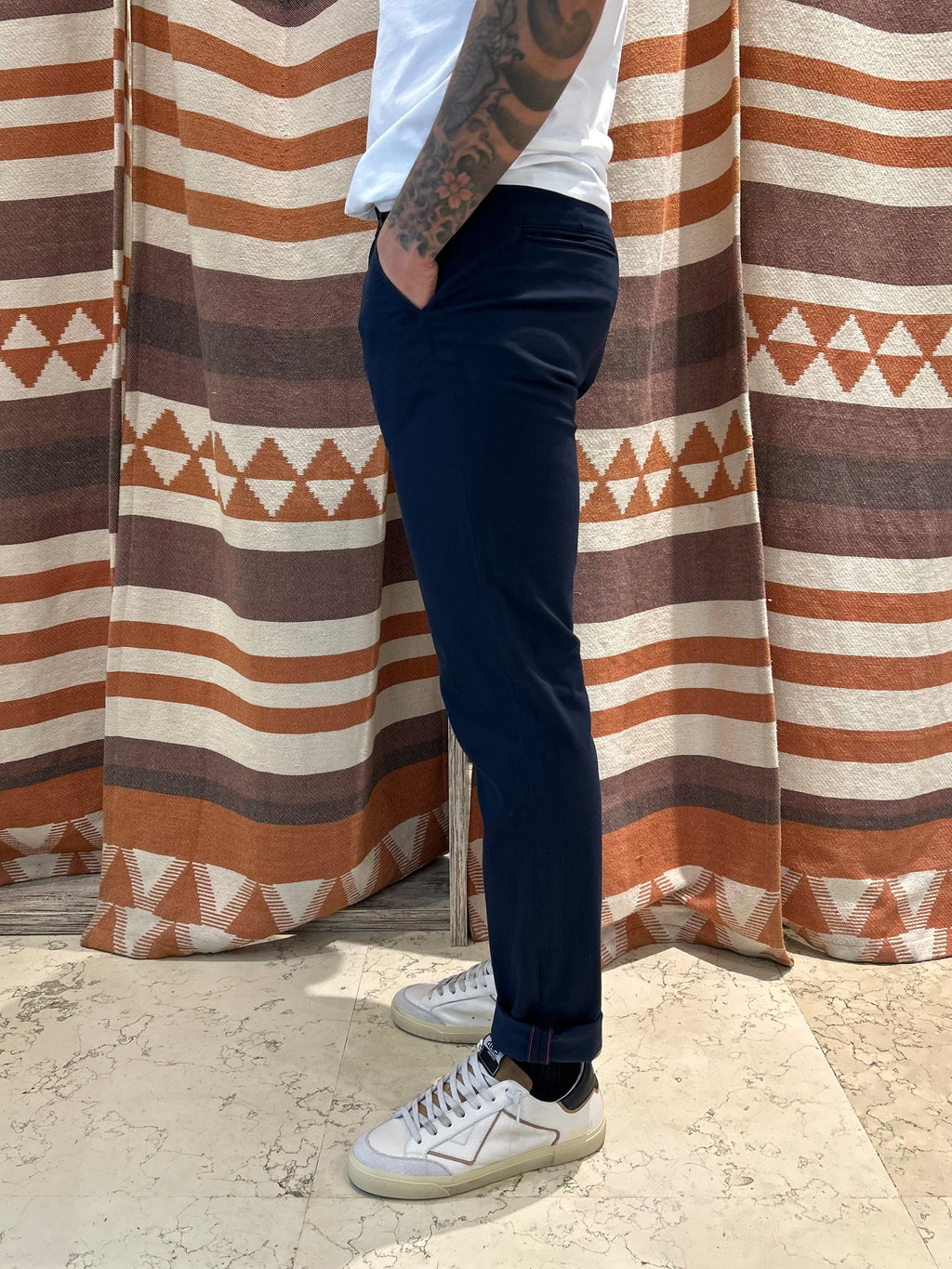Pantalone JACK & JONES Slim fit blu scuro