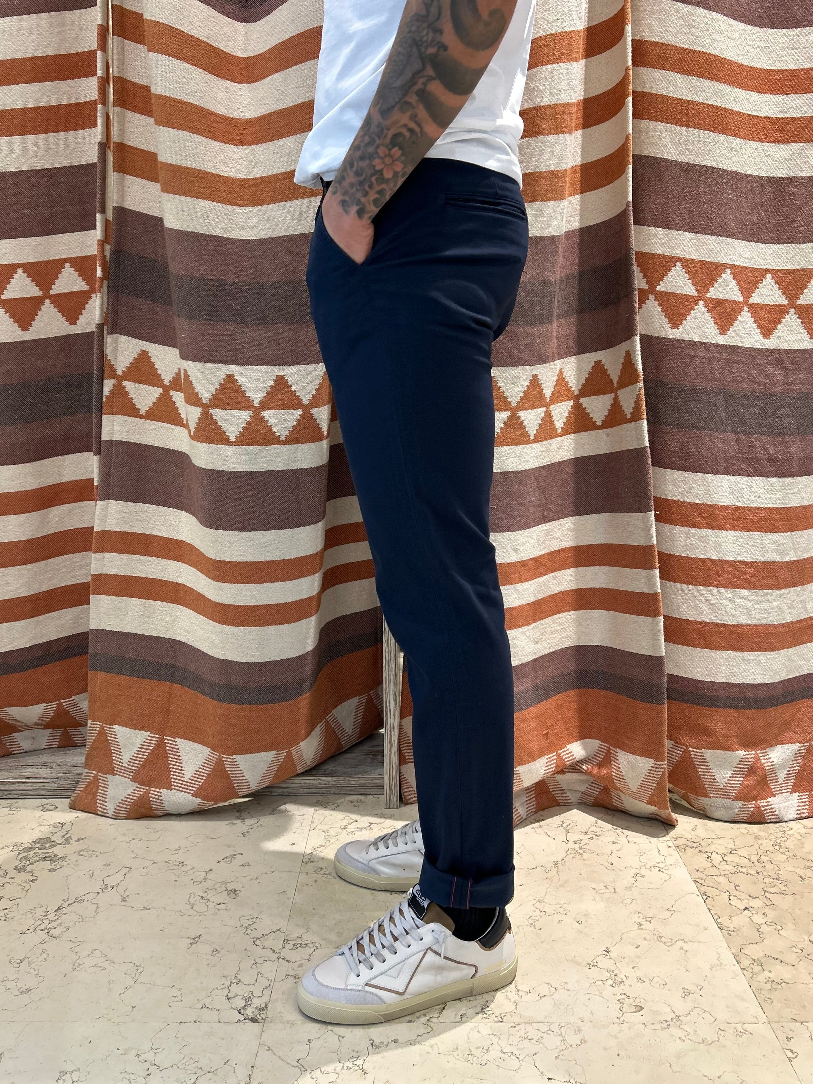 Pantalone JACK & JONES Slim fit blu scuro