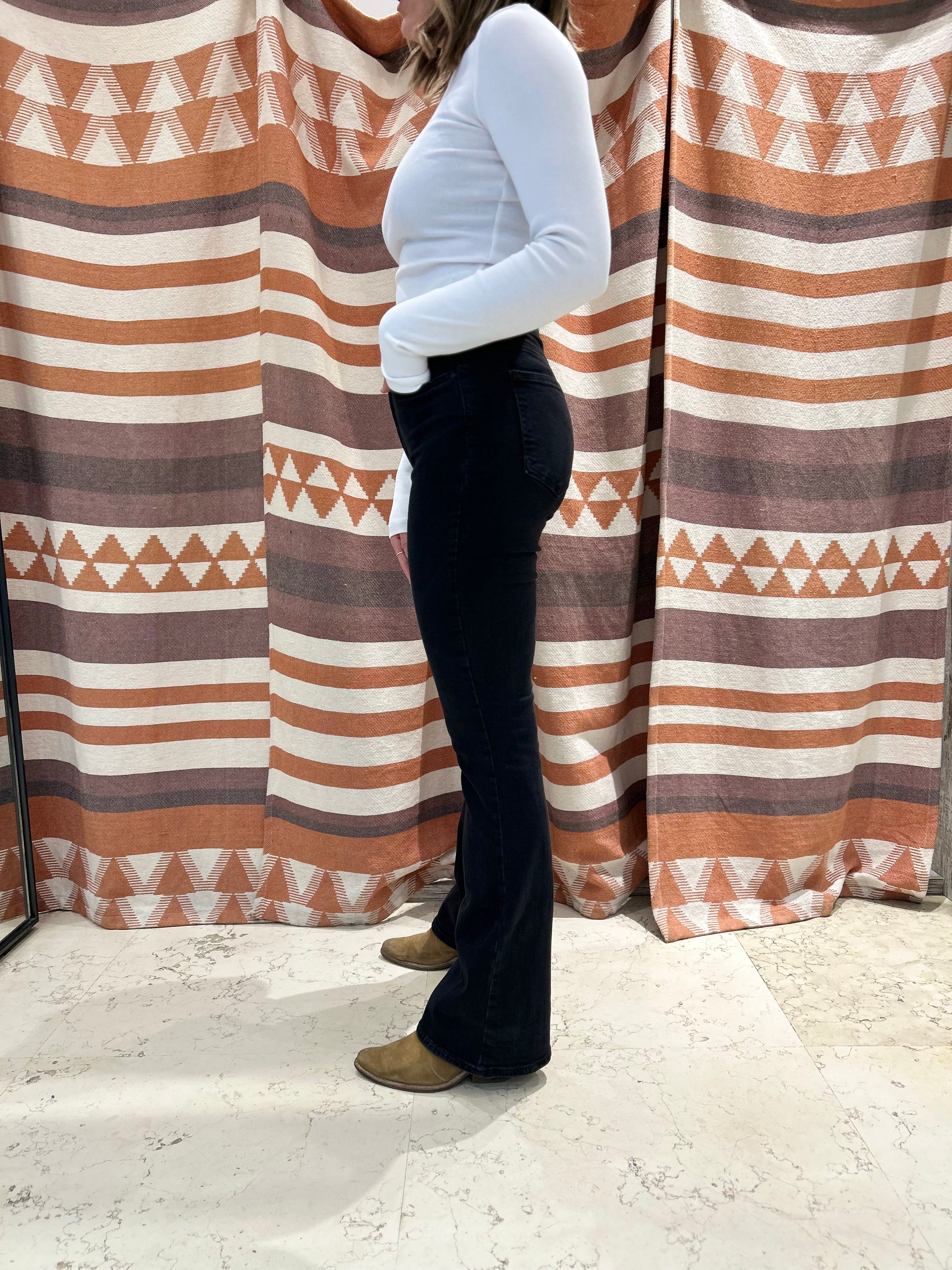 Jeans flared VILA nero