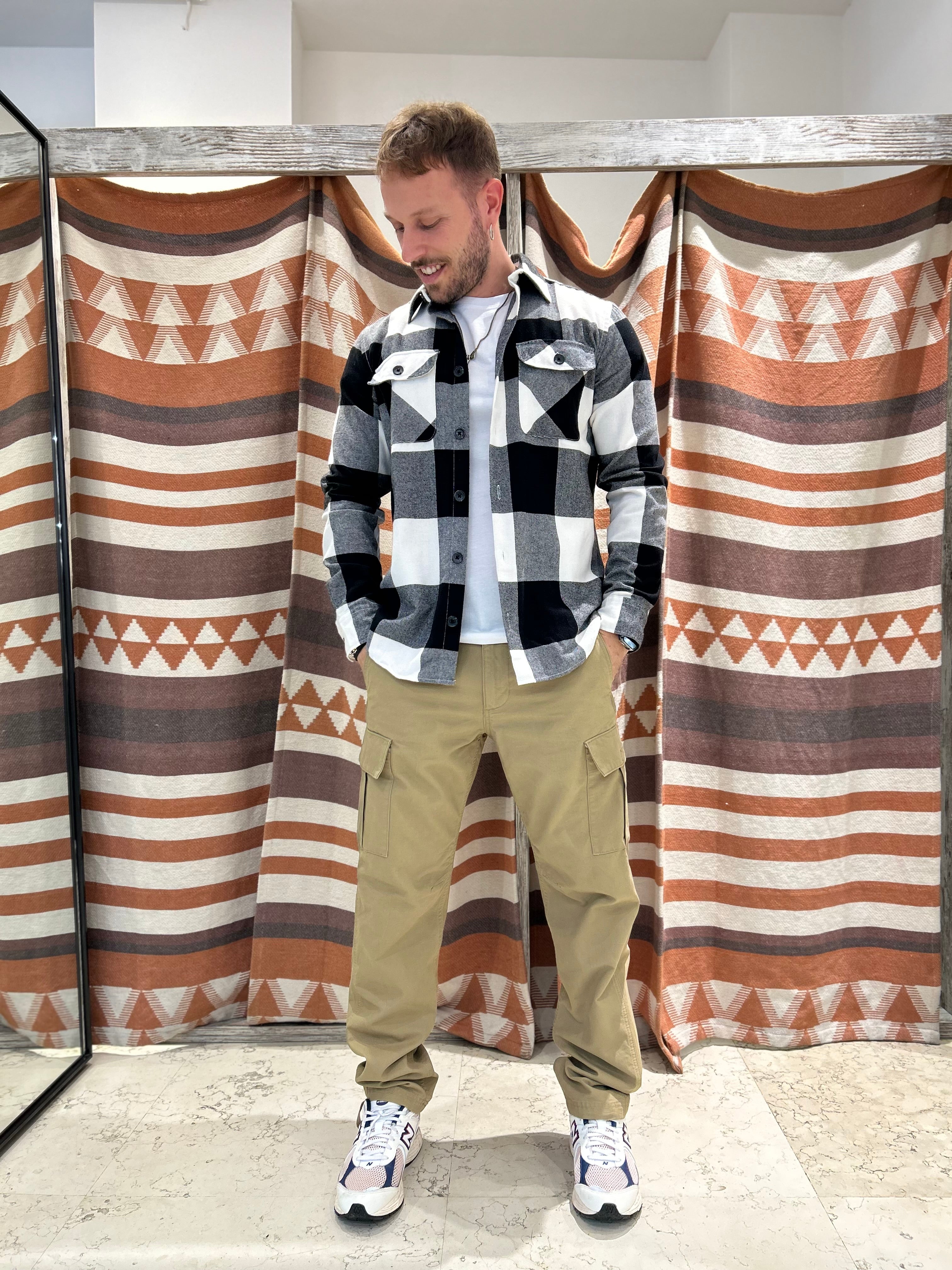 Pantalone cargo beige Jack & Jones