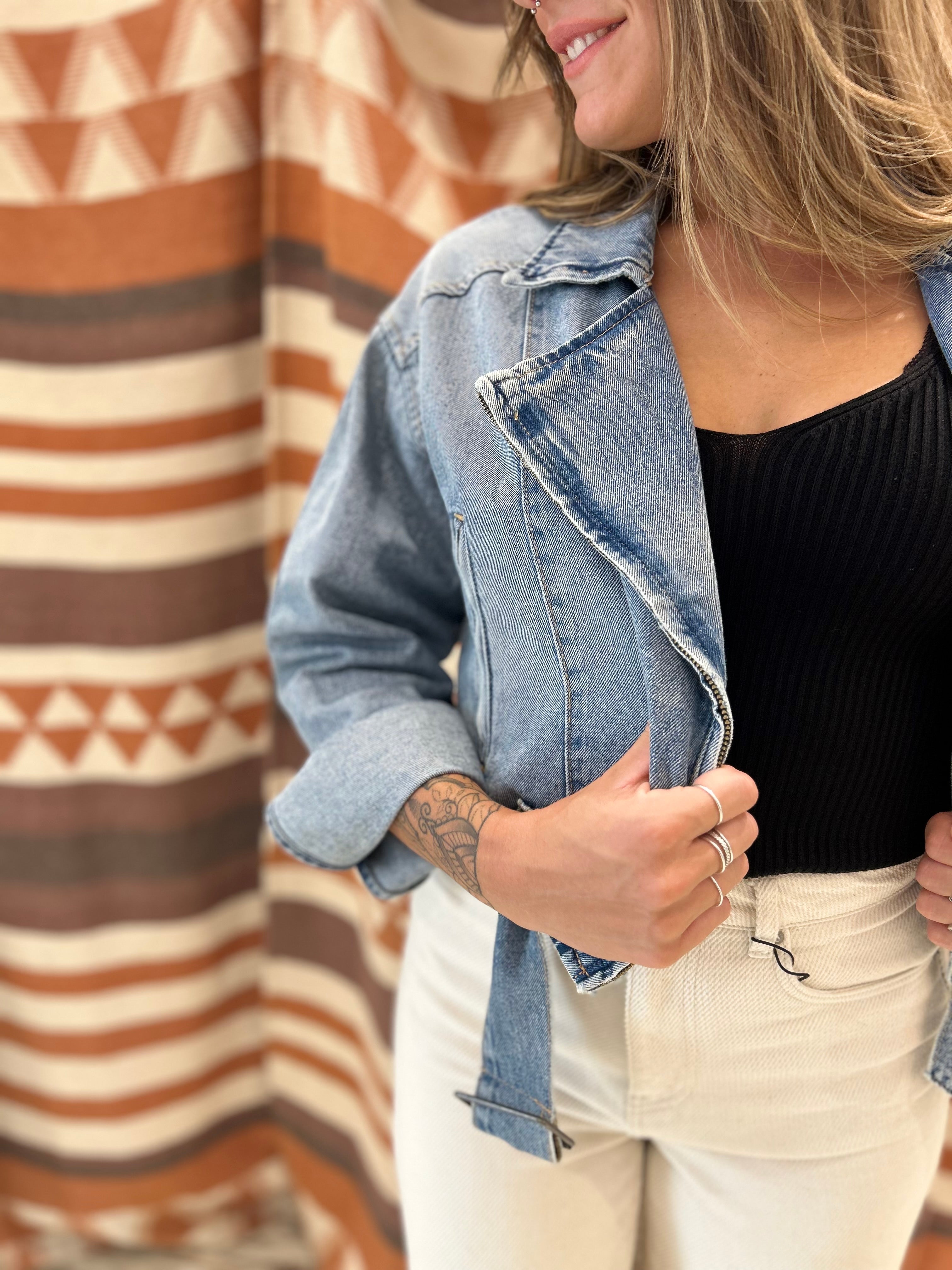 Chiodo Vero Moda in Denim