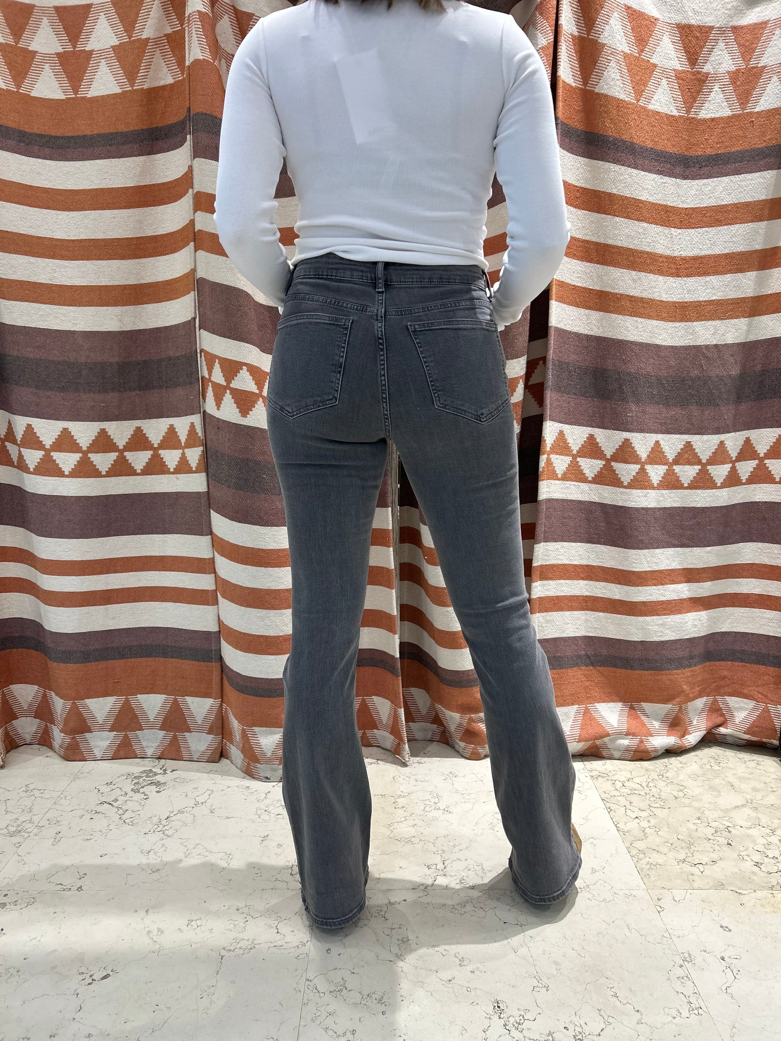 Jeans VILA flared grigio