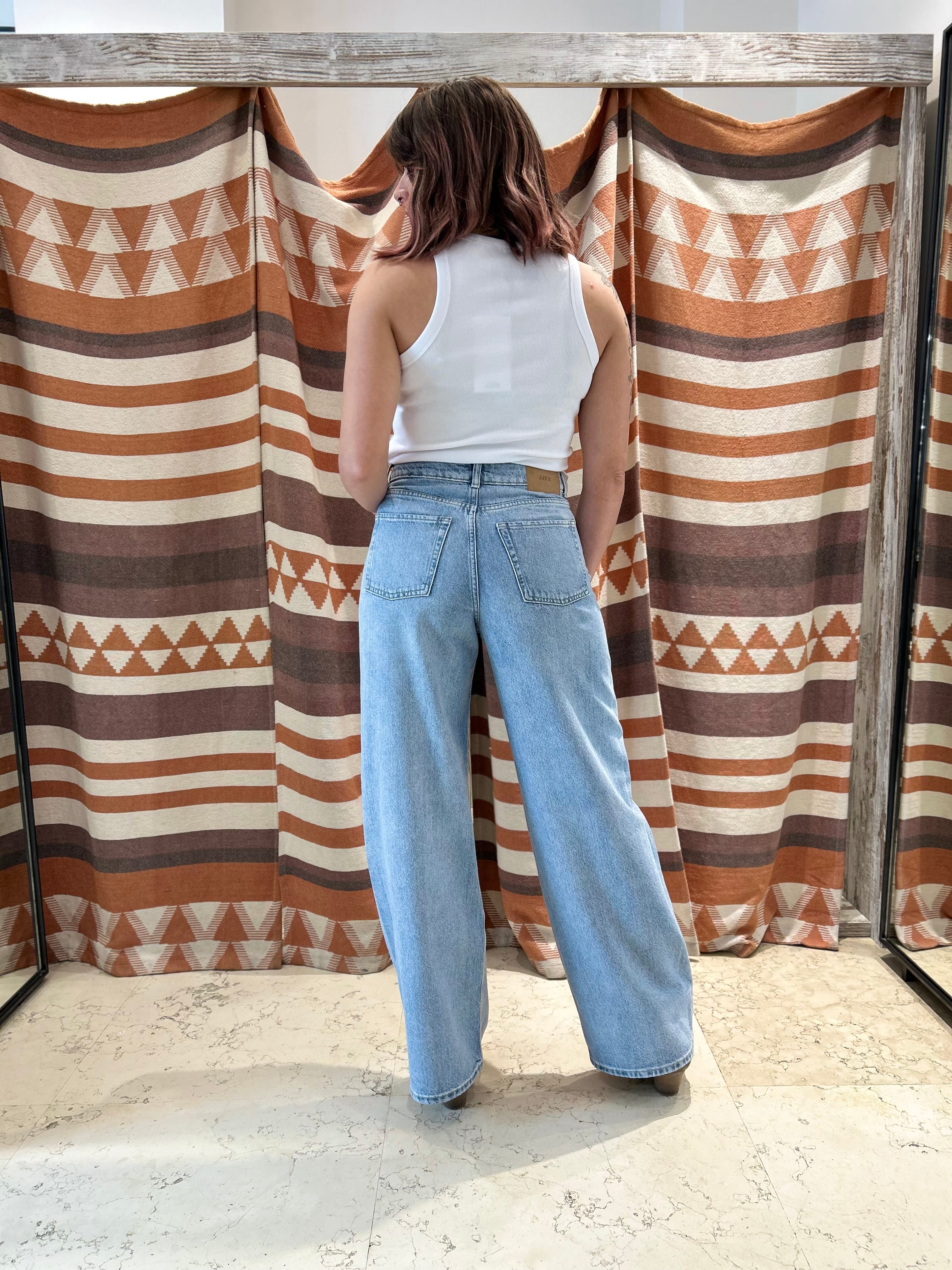 Jeans JJXX palazzo azzurro chiaro