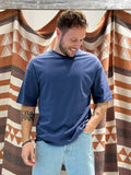 T-shirt Jack & Jones oversize blu avio