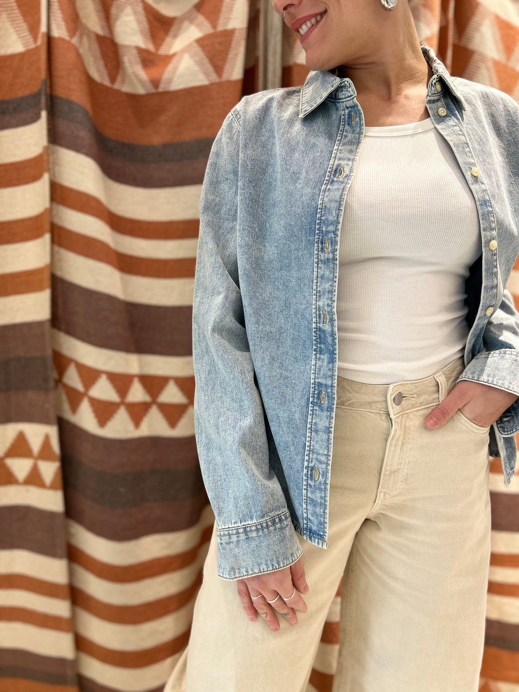 Camicietta in denim JJXX chiara