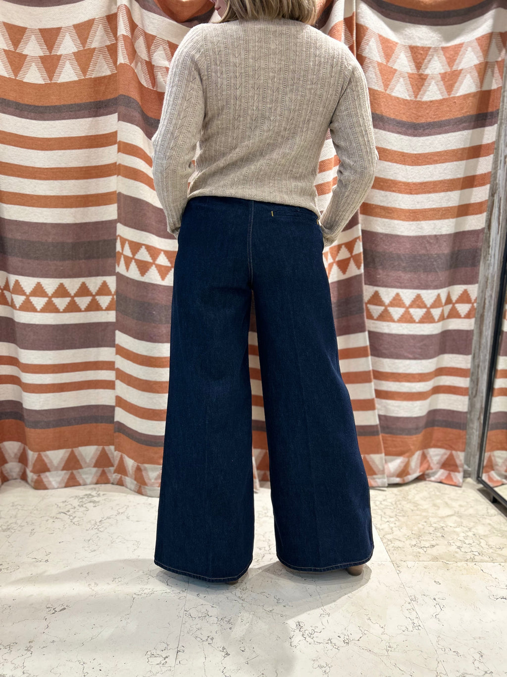 Jeans JJXX extra wide blu scuro