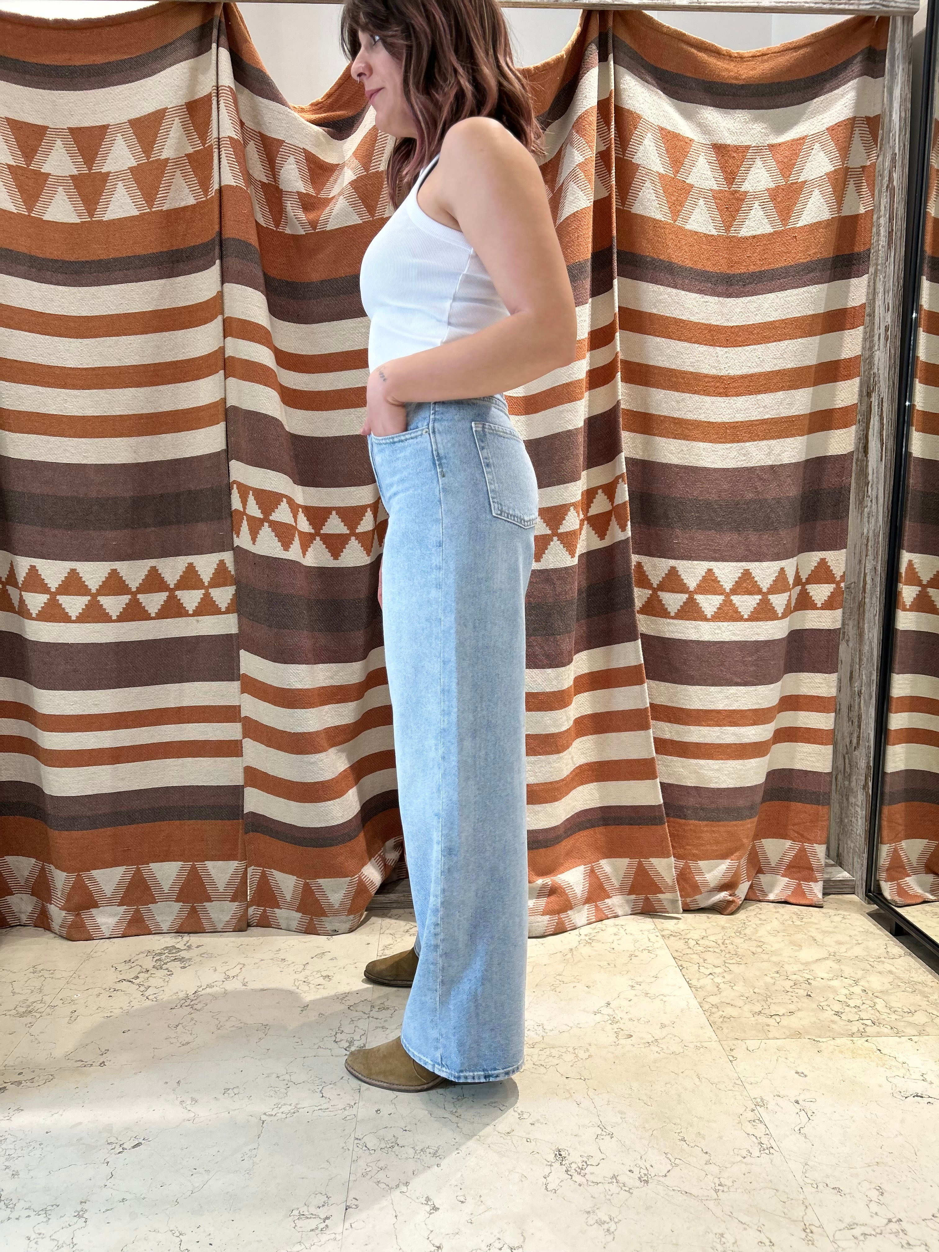 Jeans JJXX palazzo azzurro chiaro
