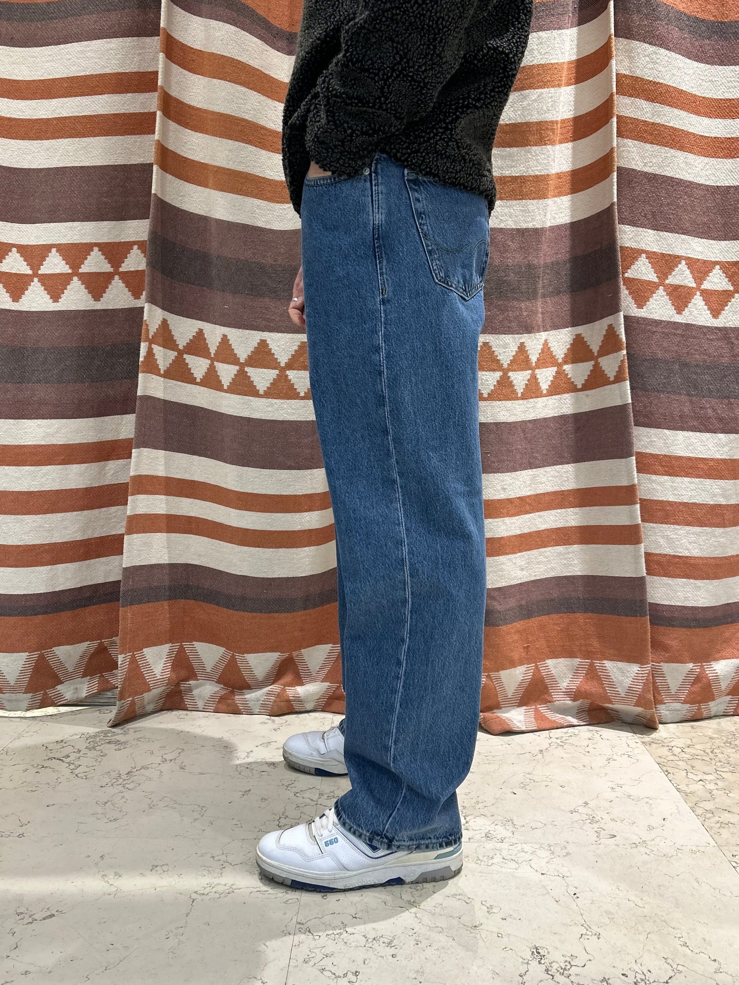 Jeans baggy Jack & Jones blu medio