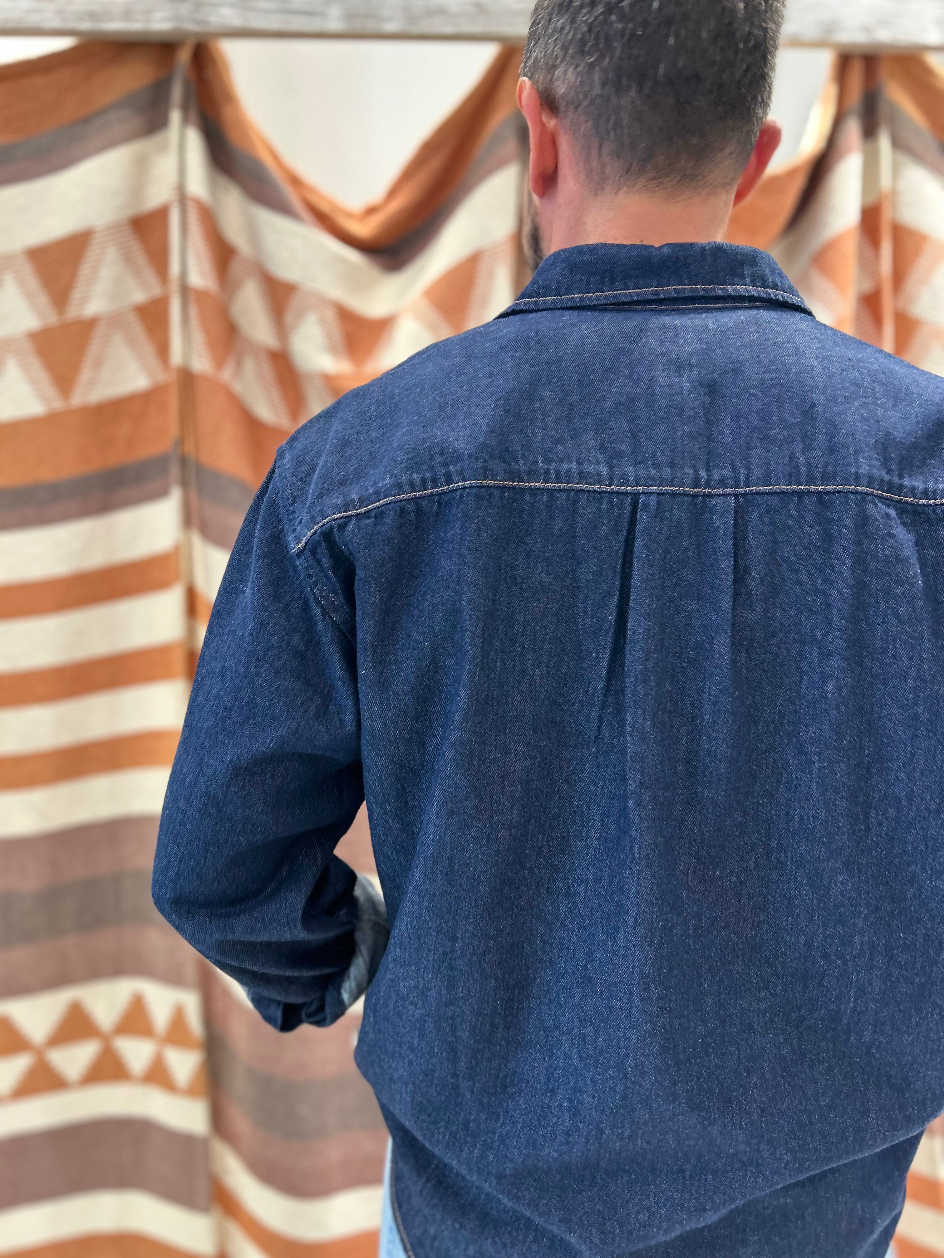 Camicia in denim Jack & Jones blu scuro
