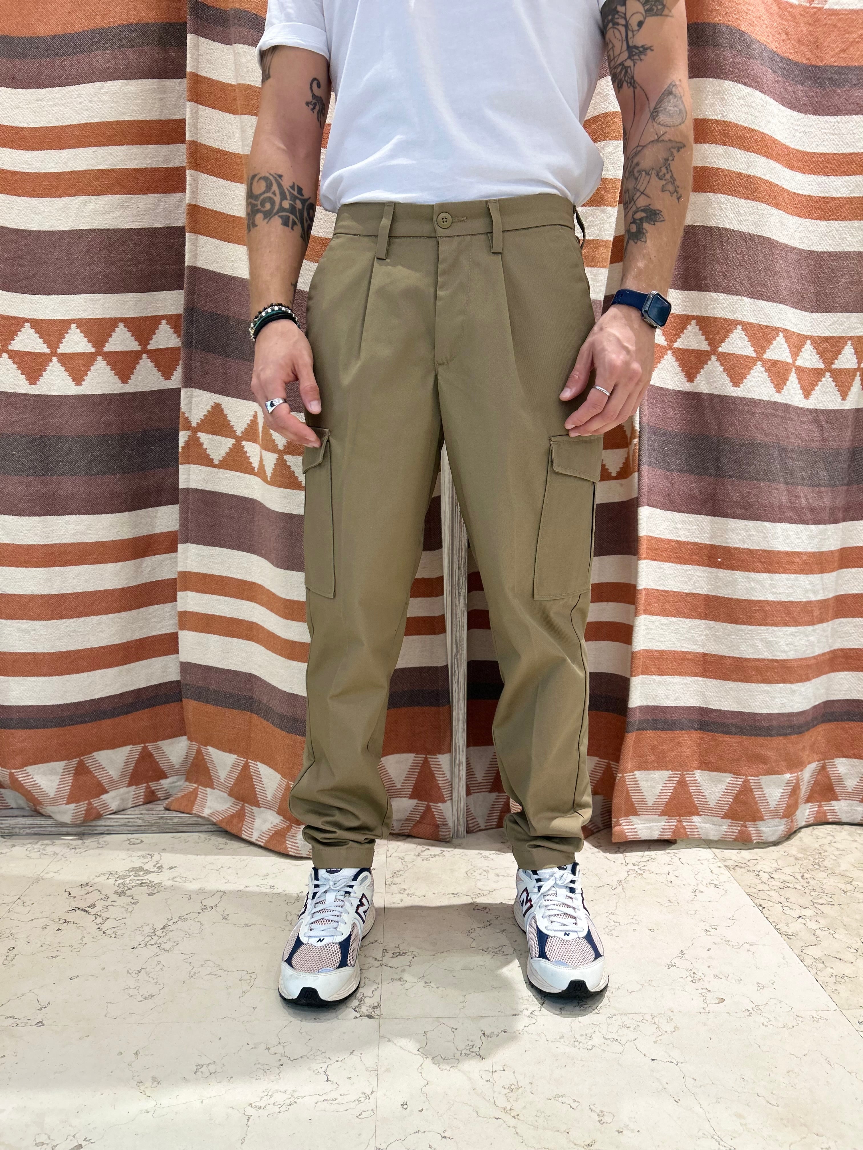 Pantalone cargo comfort beige Jack & Jones
