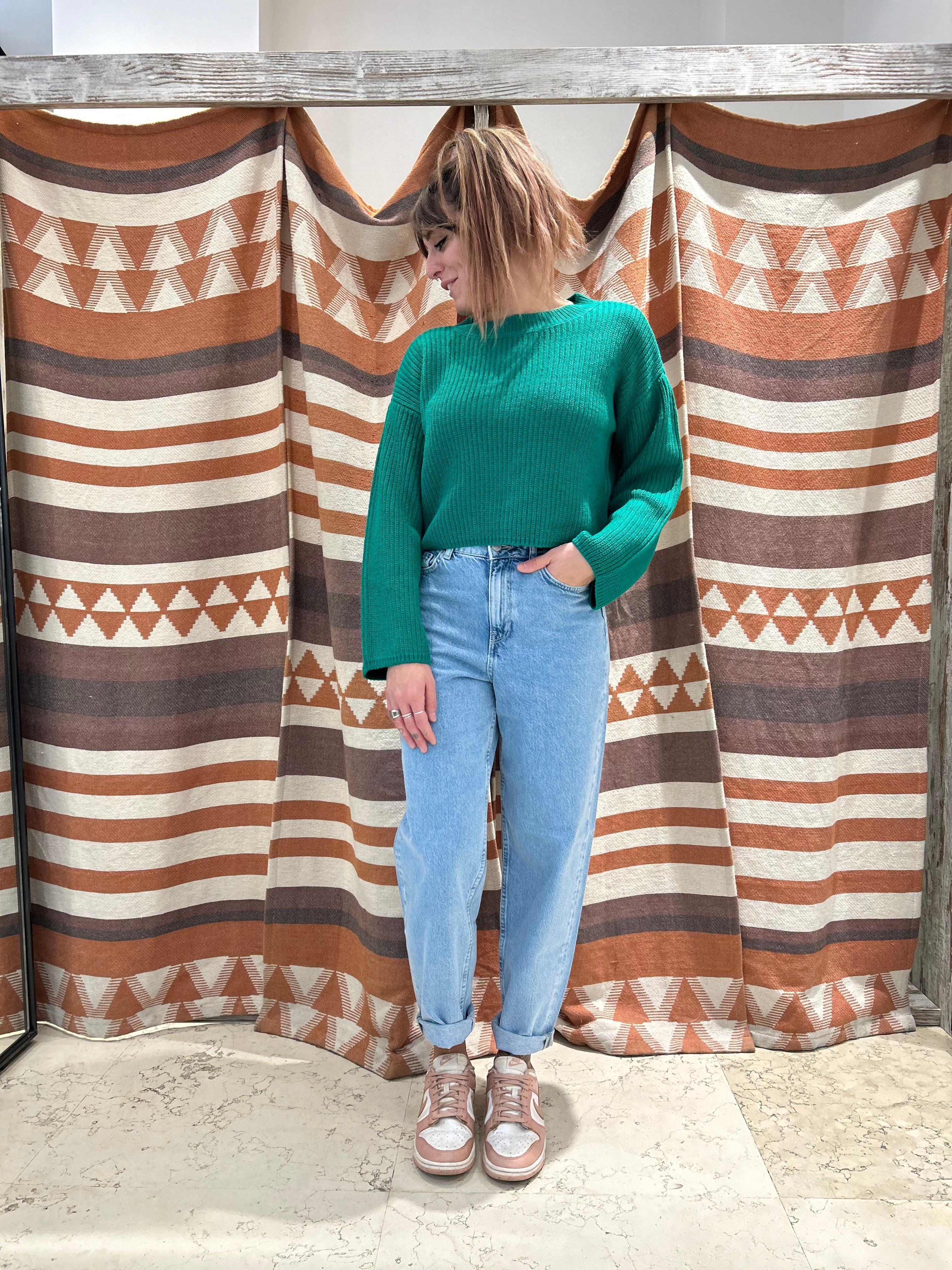 Jeans Mom Fit Azzurro JJXX