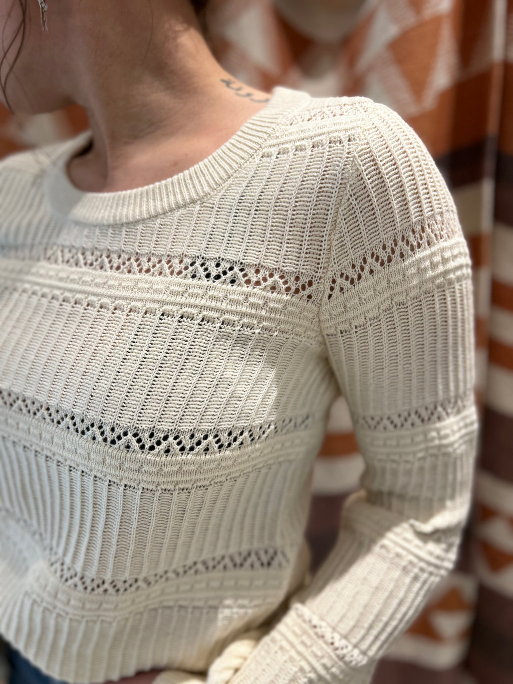 Maglioncino VILA cotone bianco