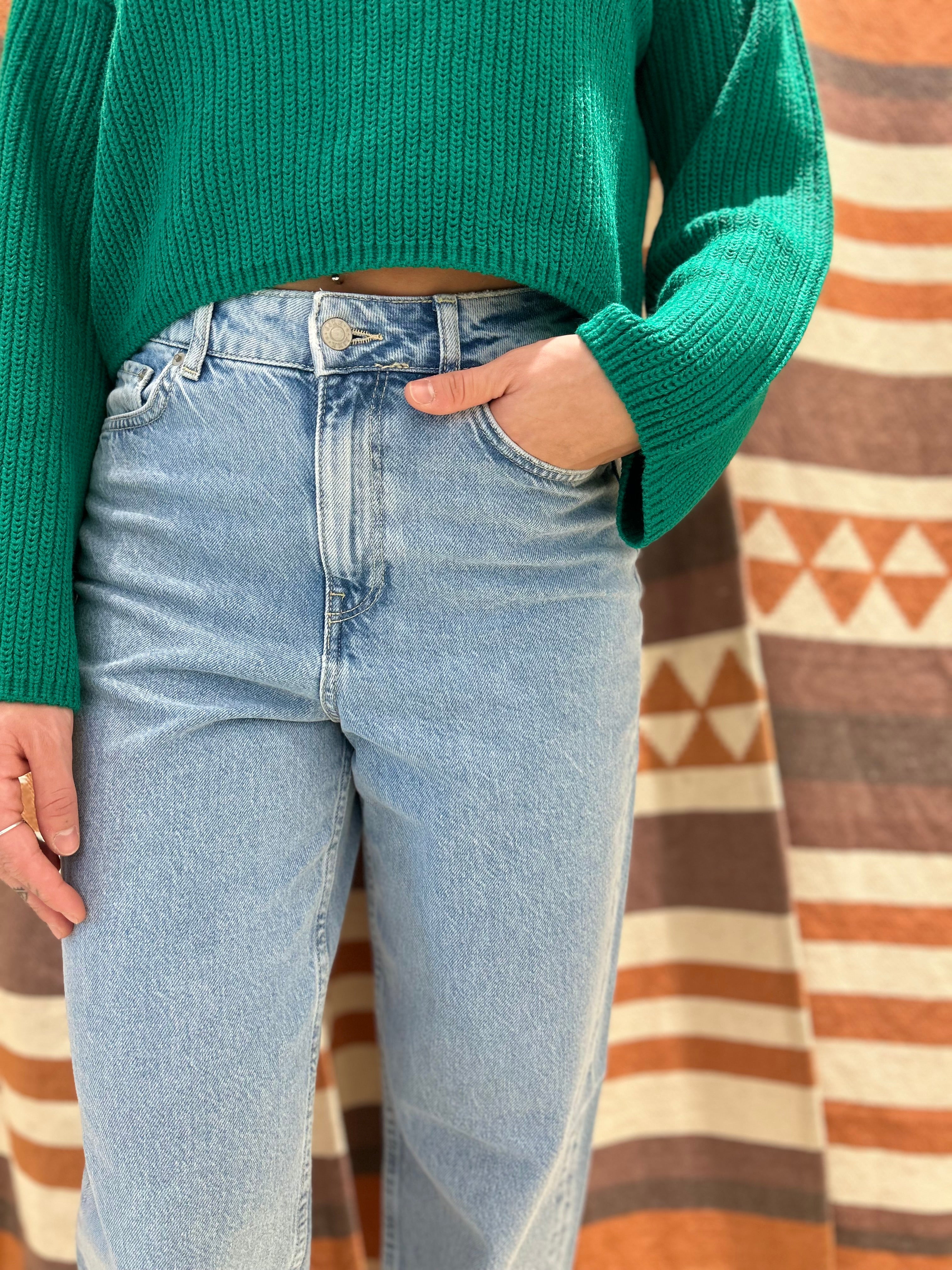 Jeans Mom Fit Azzurro JJXX