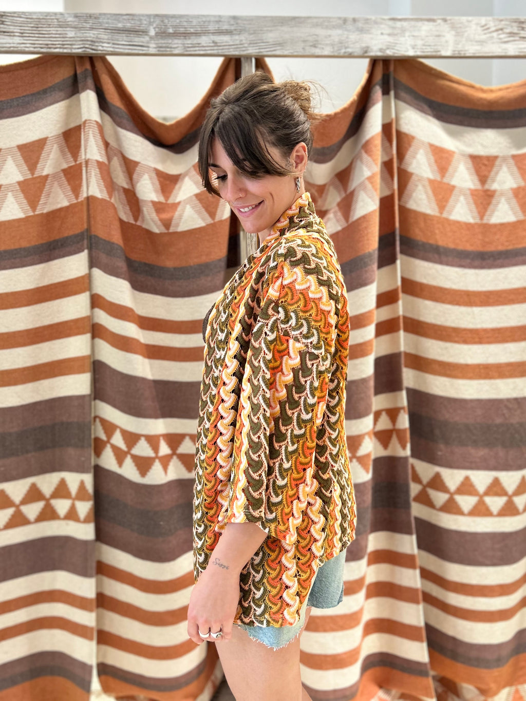 Cardigan VICBEE ethnic multicolor