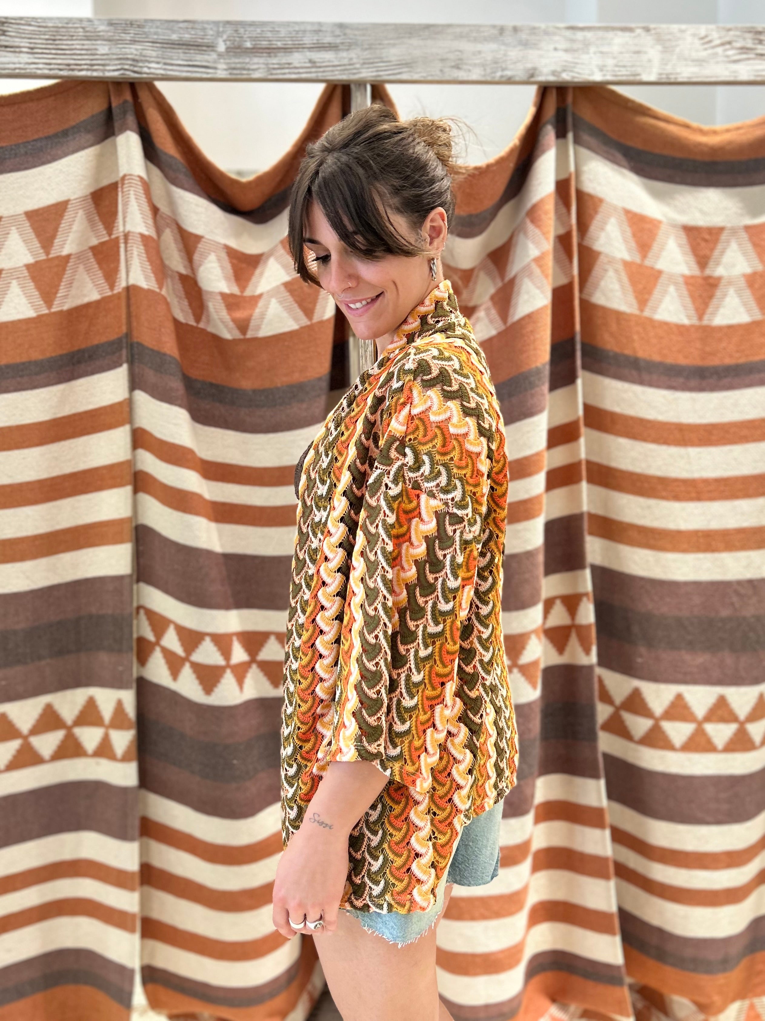 Cardigan VICBEE ethnic multicolor