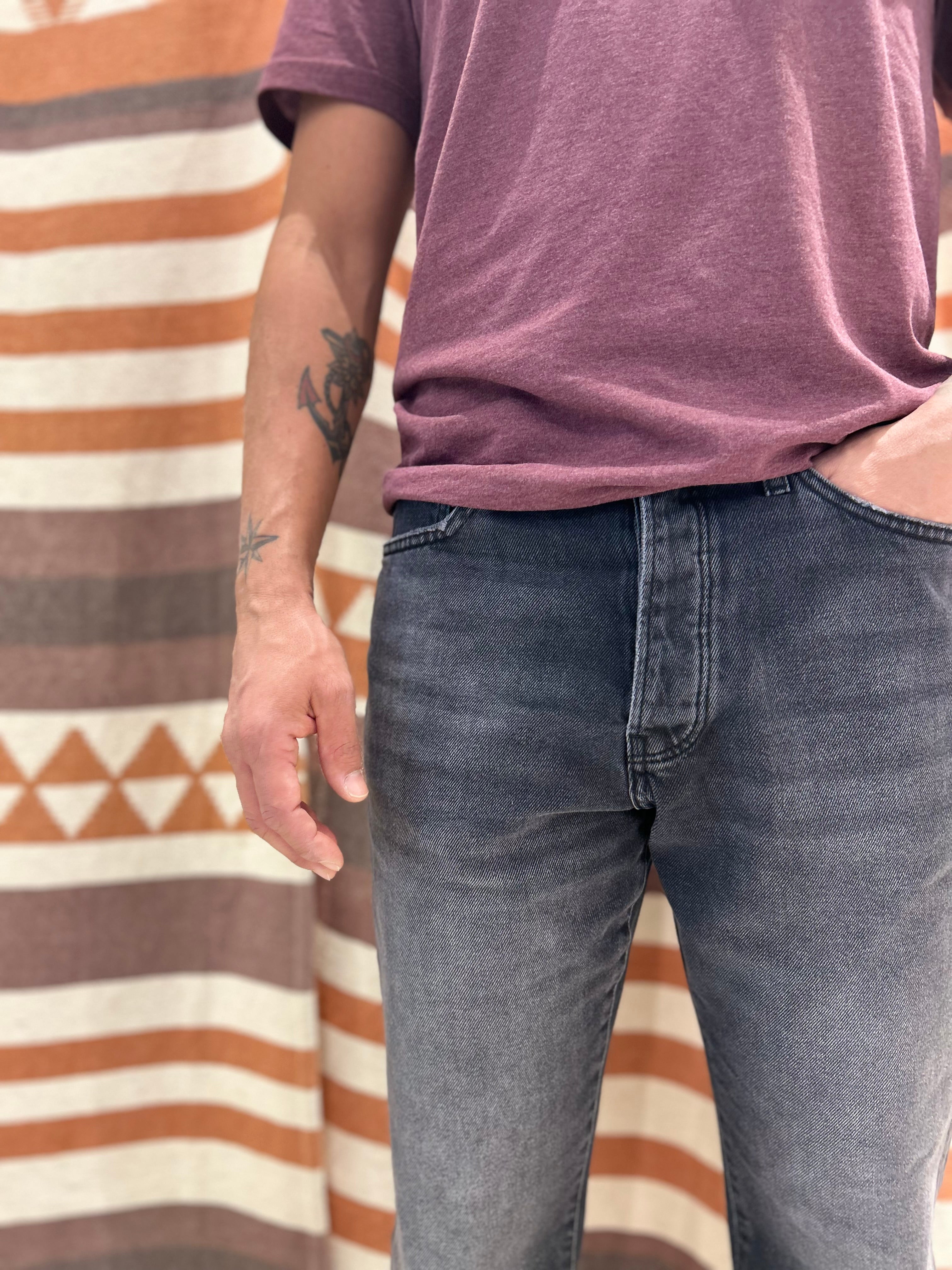 Jeans tapered loose Only & Sons nero invecchiato