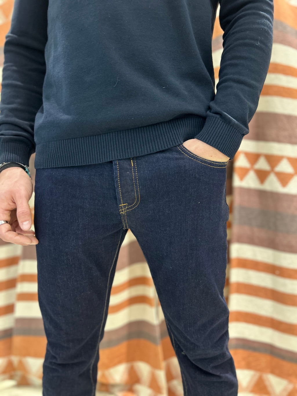 Jeans Warren Webber slim fit blu scuro