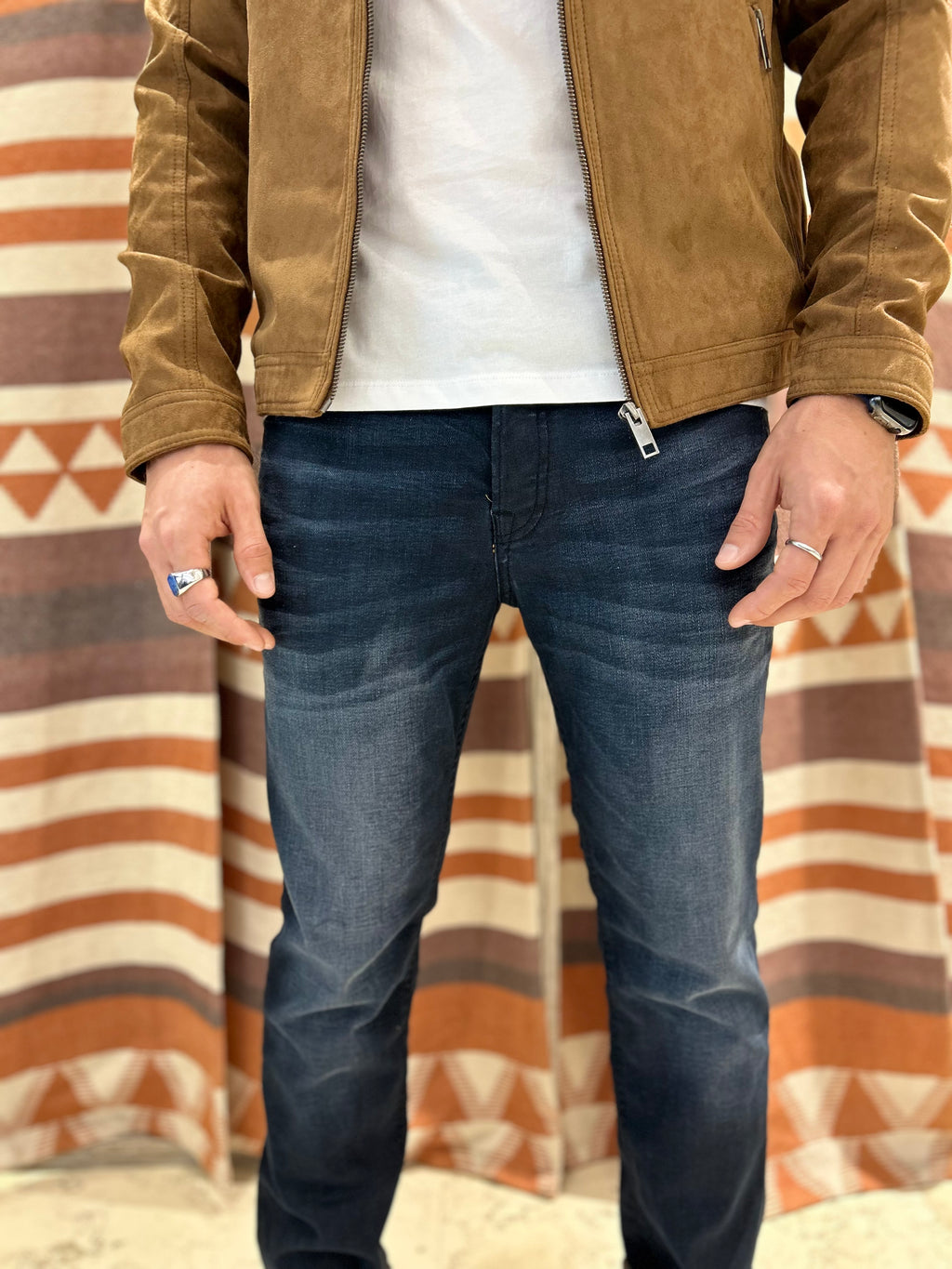 Jeans slim fit blu scuro Jack & Jones
