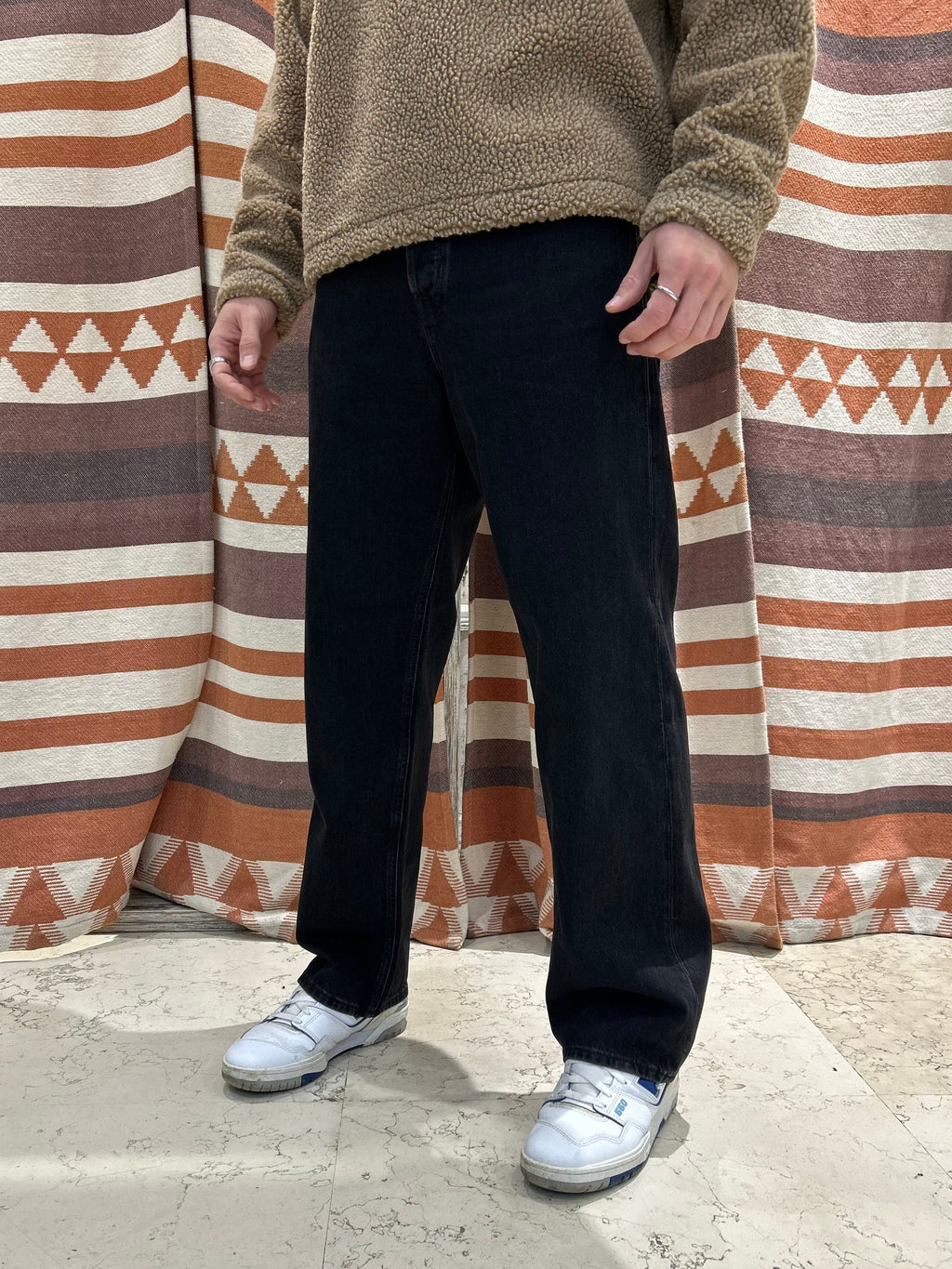 Jeans baggy Jack & Jones nero