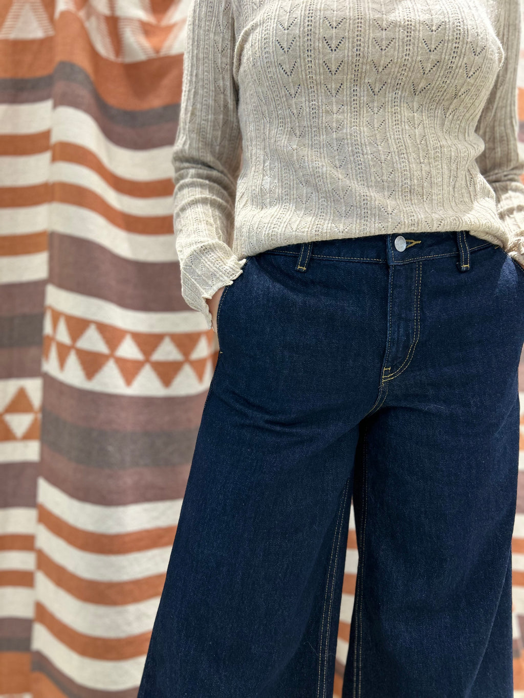Jeans JJXX extra wide blu scuro
