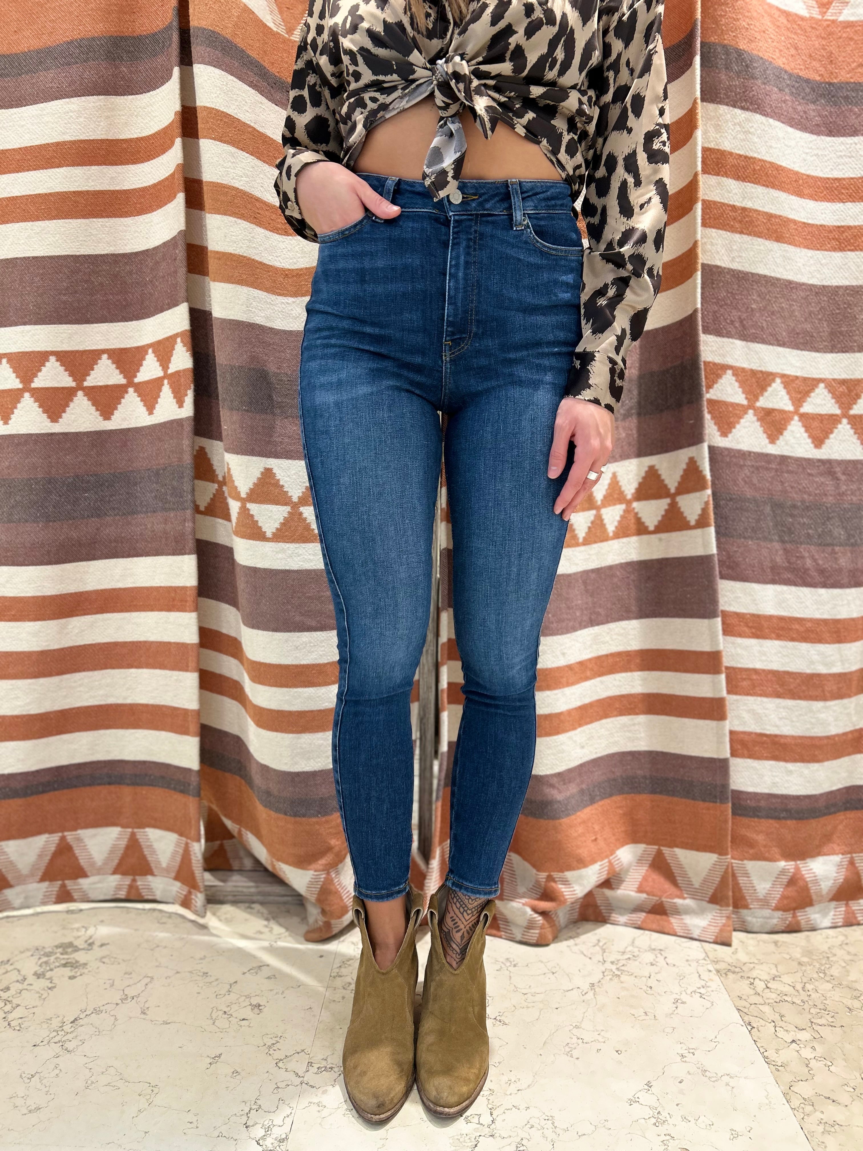 Jeans Skinny Blu Scuro JJXX