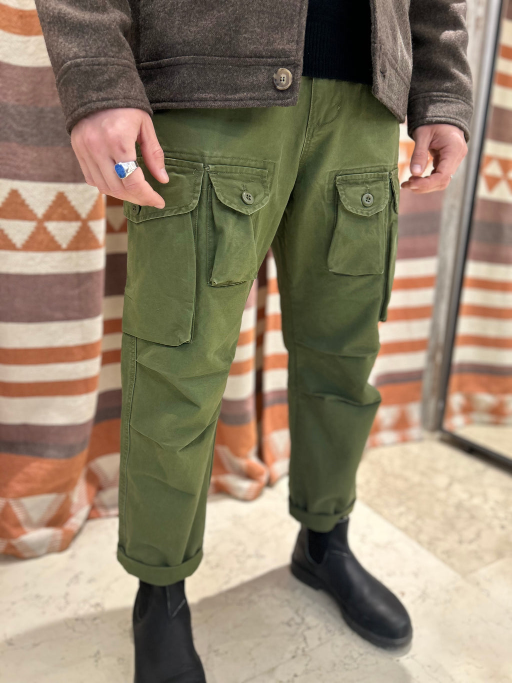 Pantalone cargo Bread & Buttons paracadutista