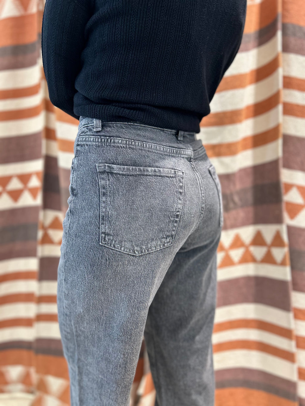 Jeans Mom Fit Grigio JJXX