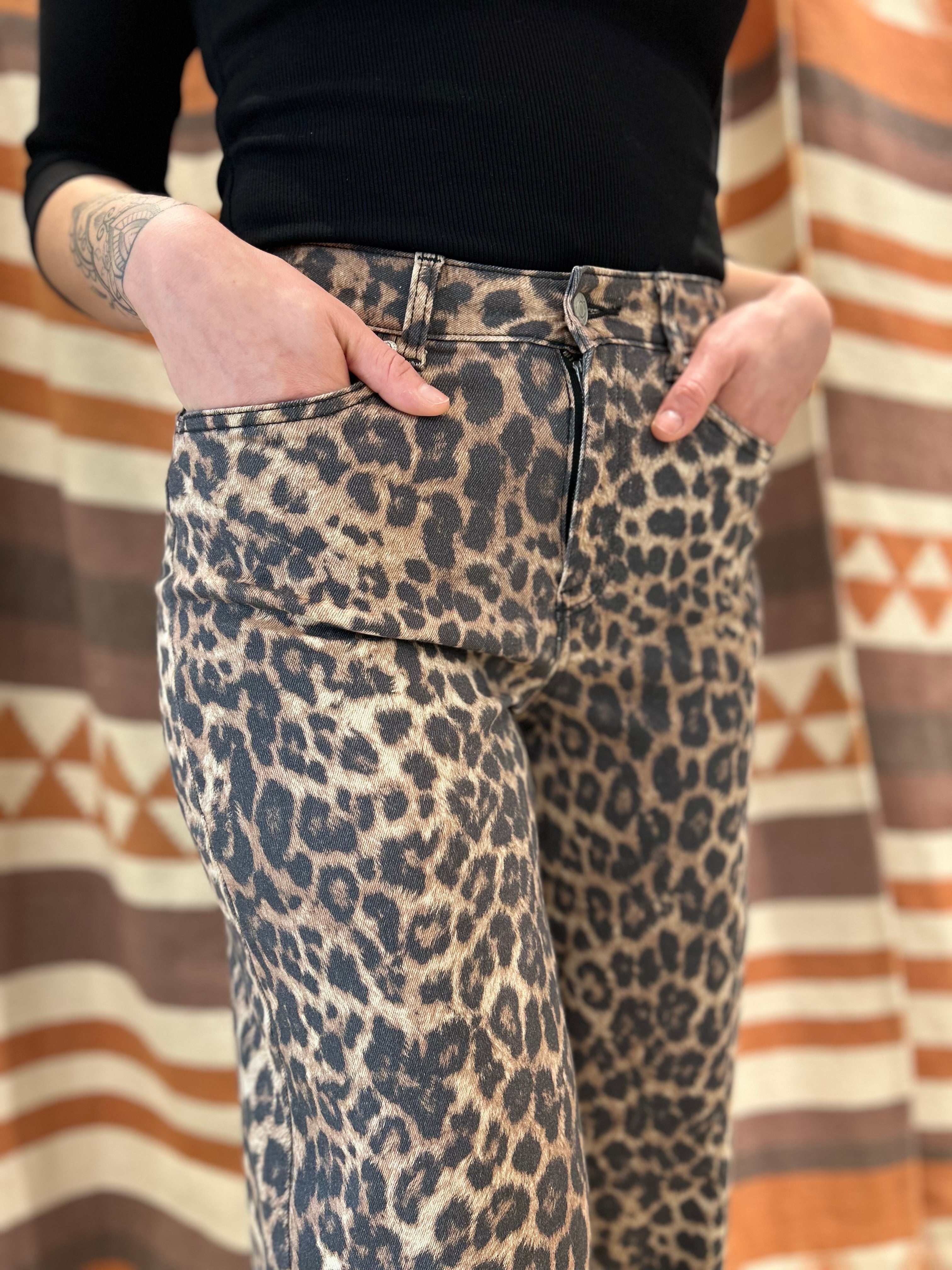 Jeans palazzo maculato JJXX