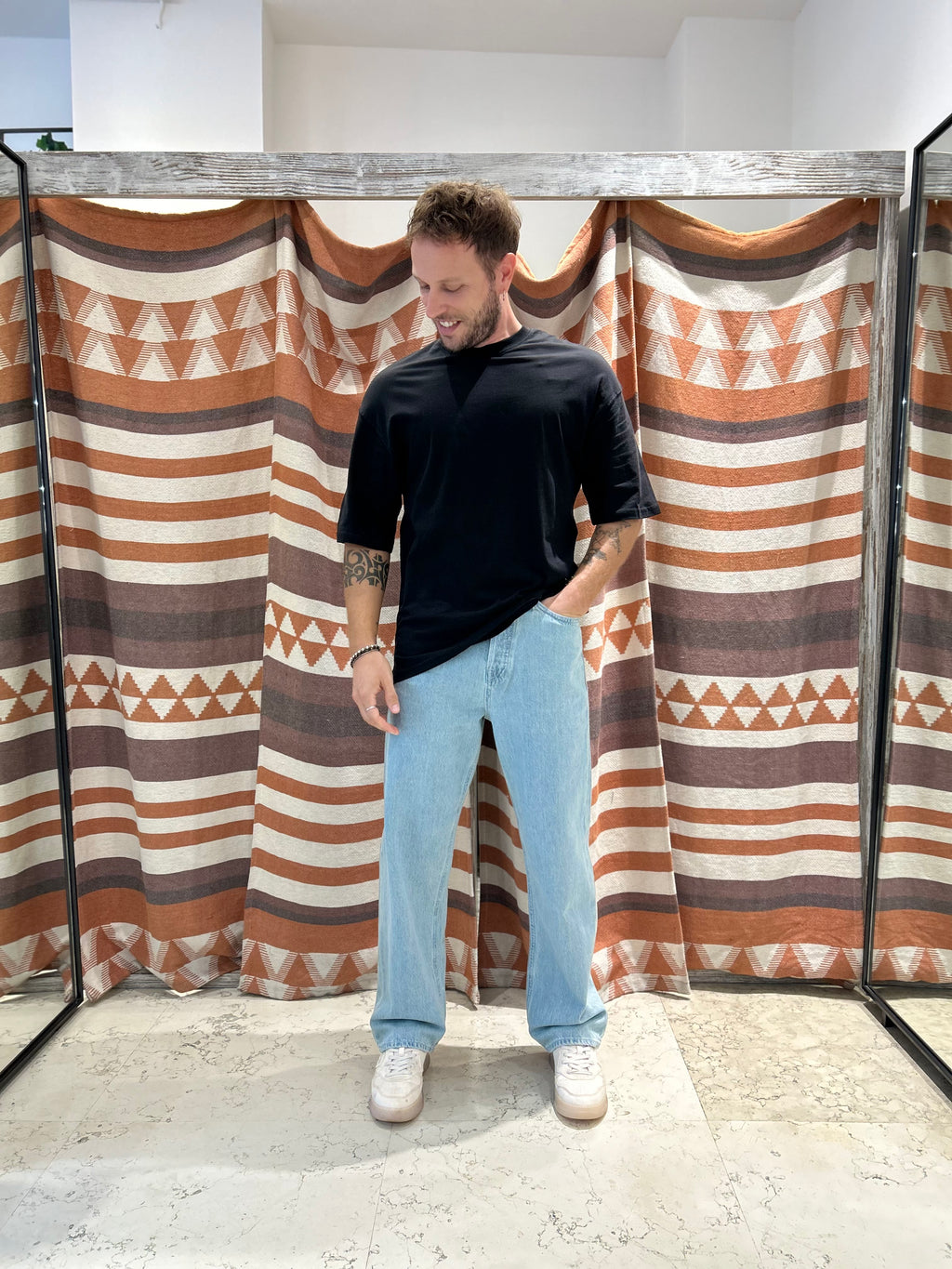 Jeans Jack & Jones baggy fit chiaro