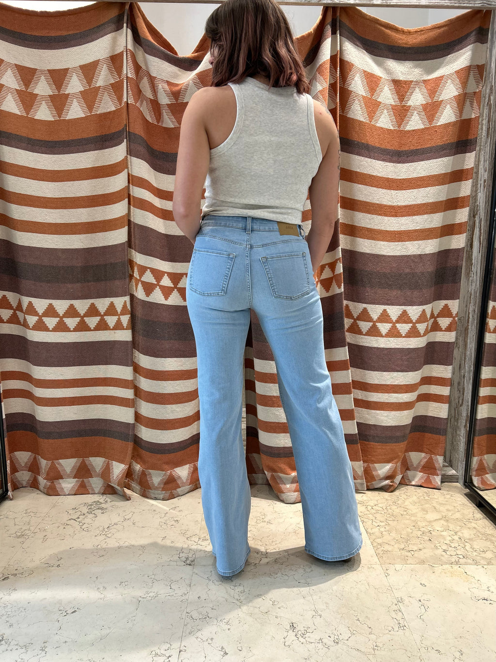 Jeans JJXX flared azzurro chiaro