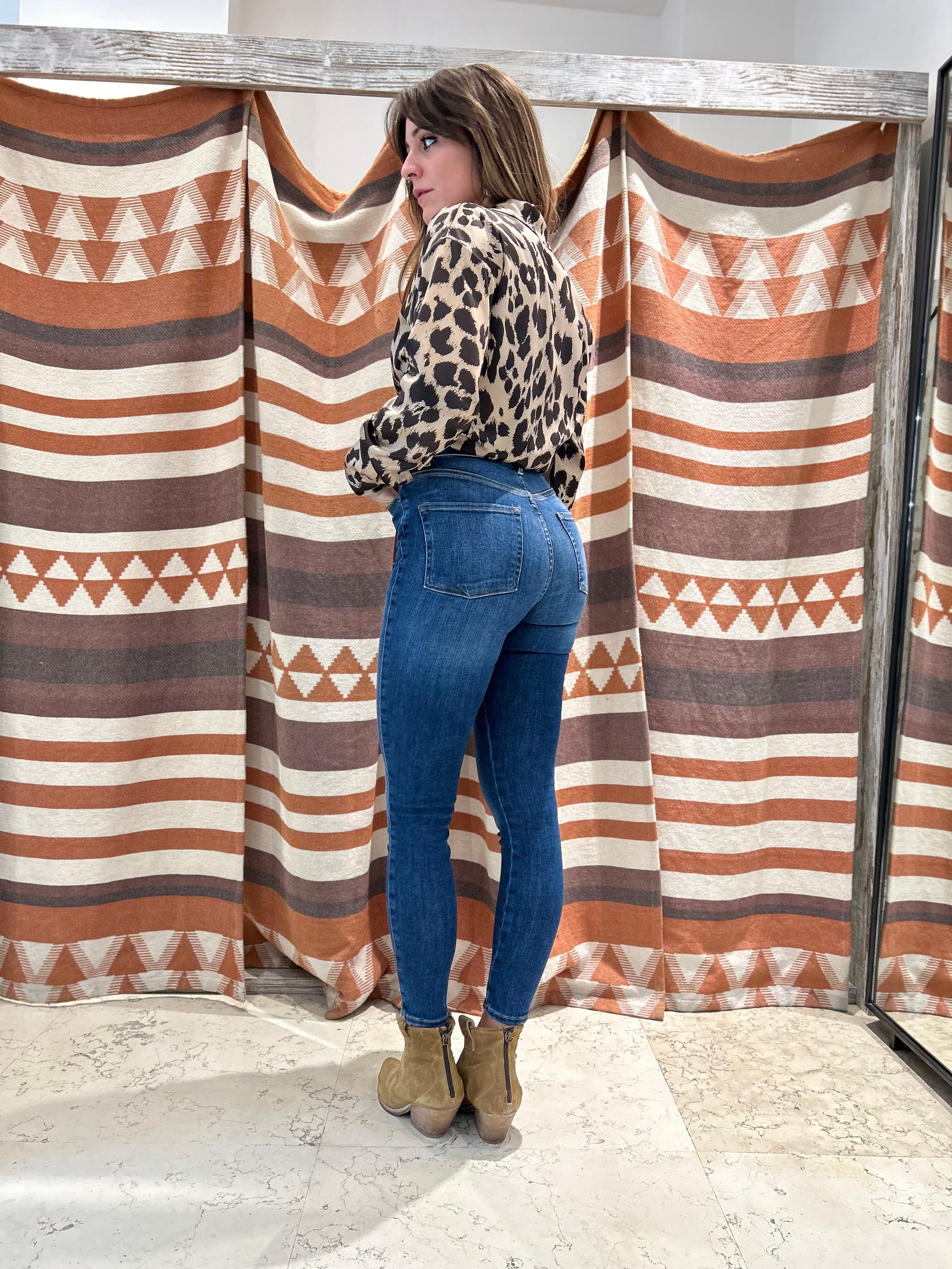Jeans Skinny Blu Scuro JJXX