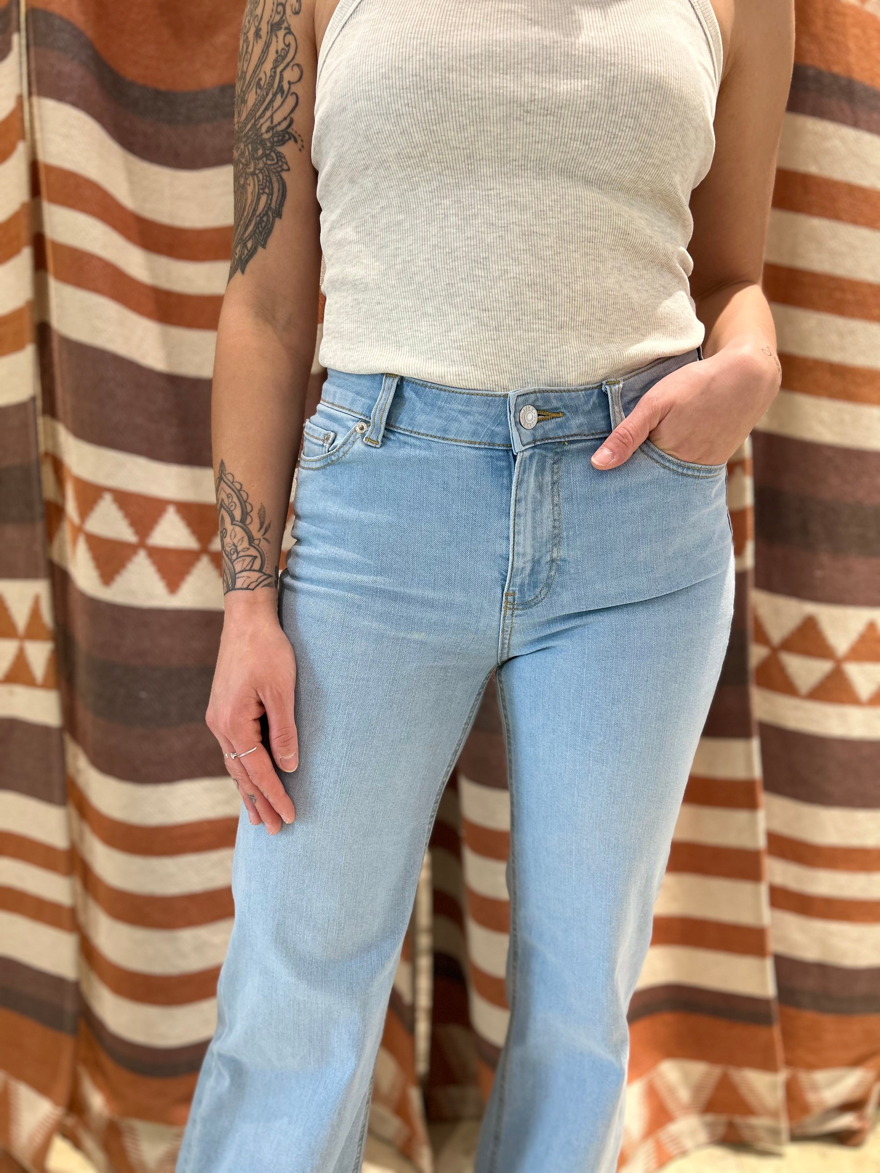 Jeans JJXX flared azzurro chiaro