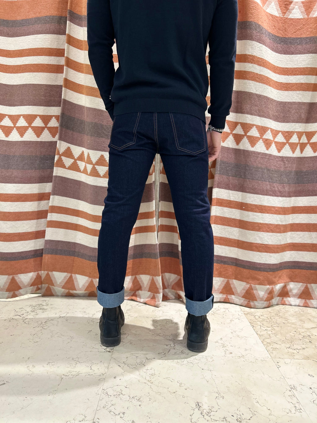 Jeans Warren Webber slim fit blu scuro