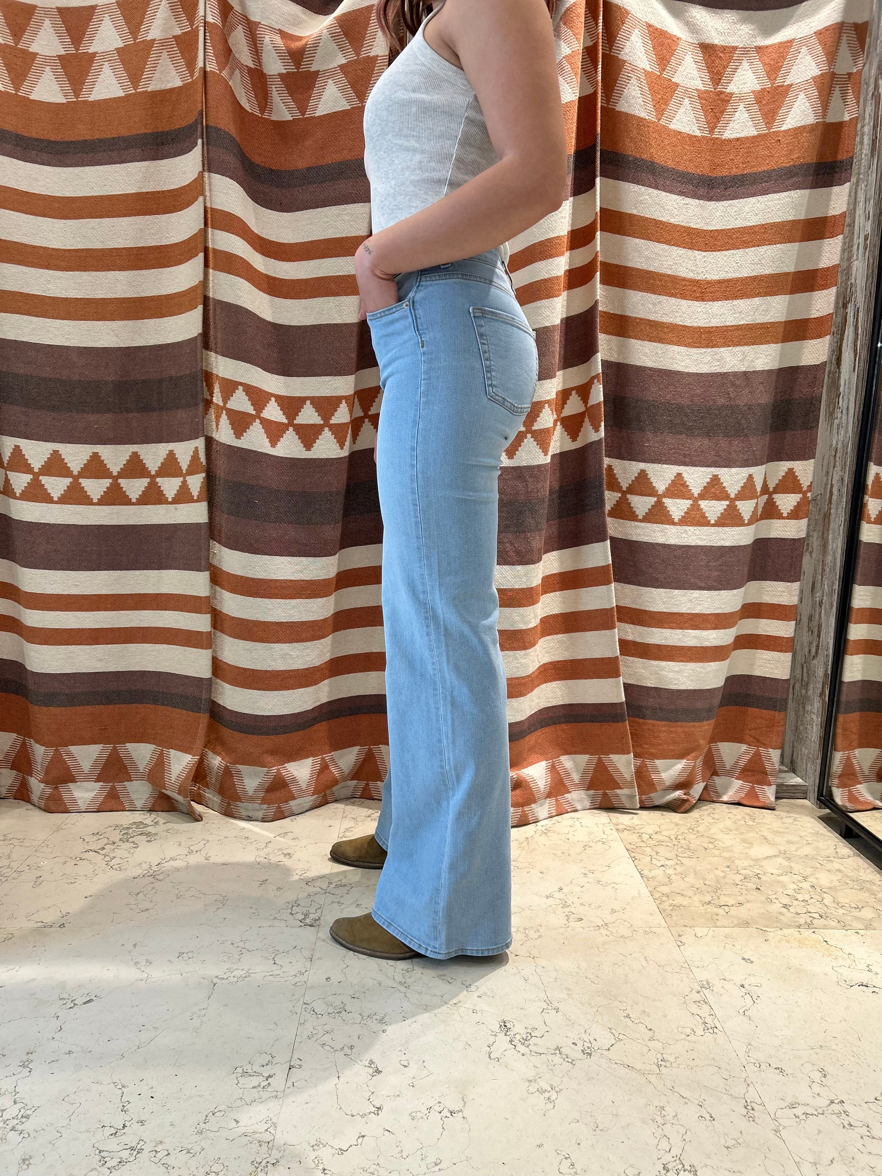Jeans JJXX flared azzurro chiaro