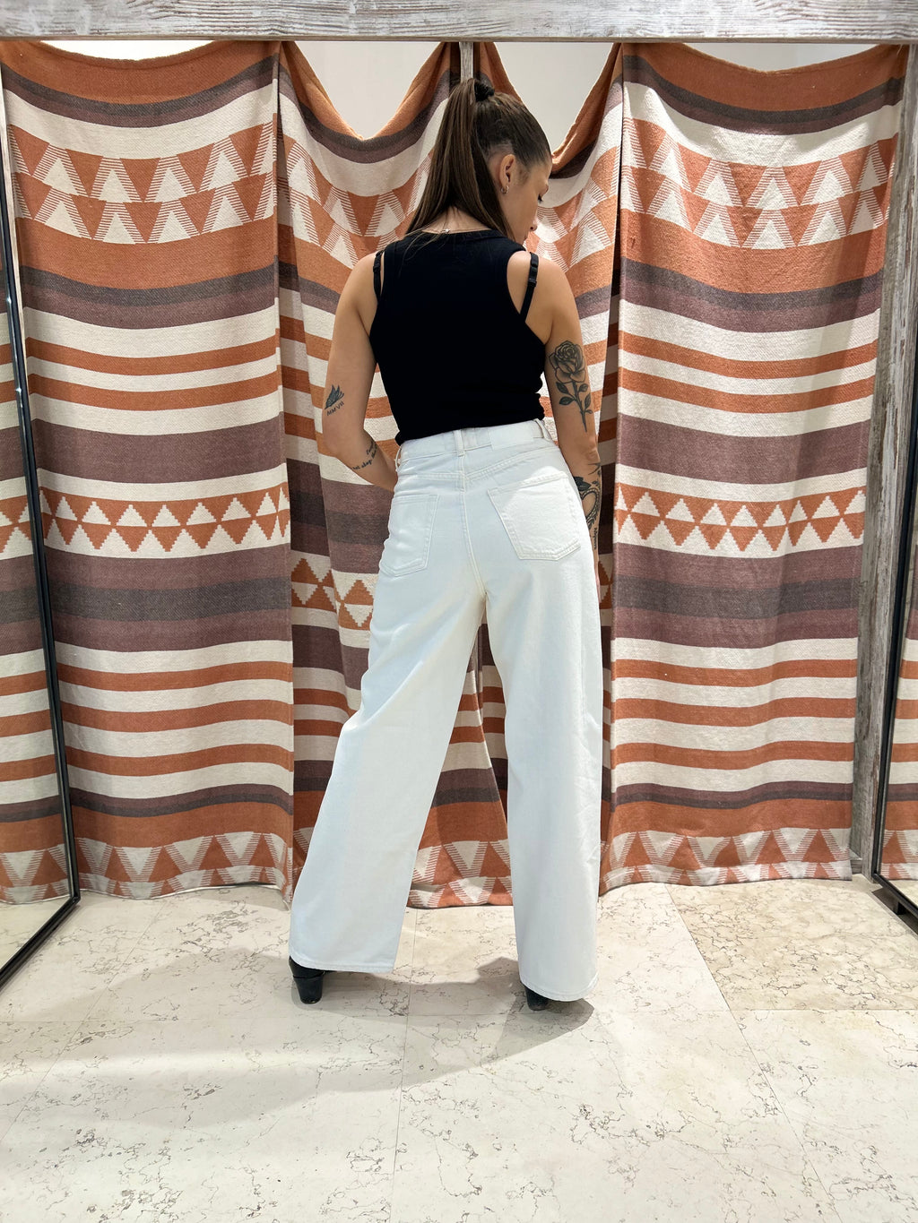 Jeans JJXX palazzo panna