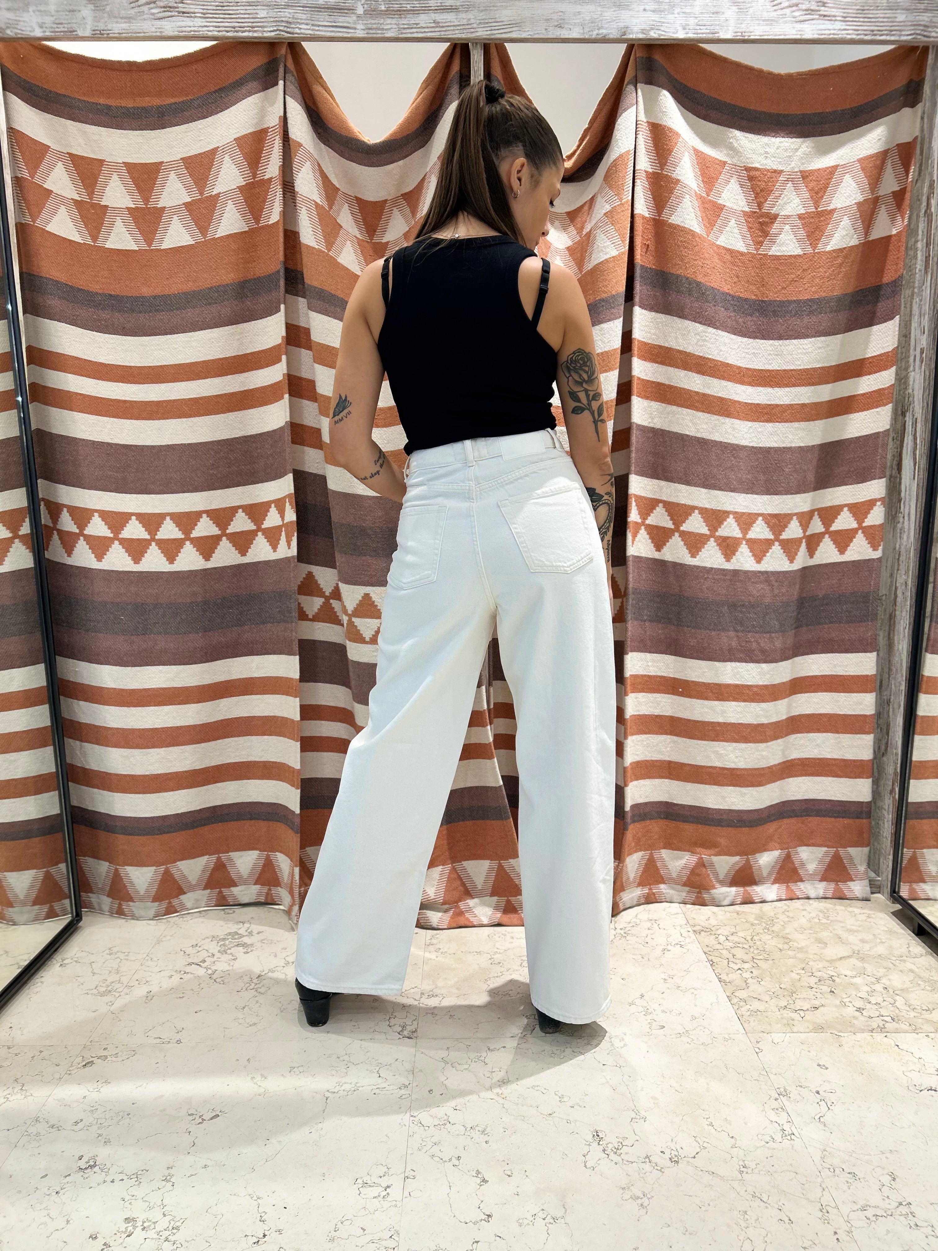 Jeans JJXX palazzo panna