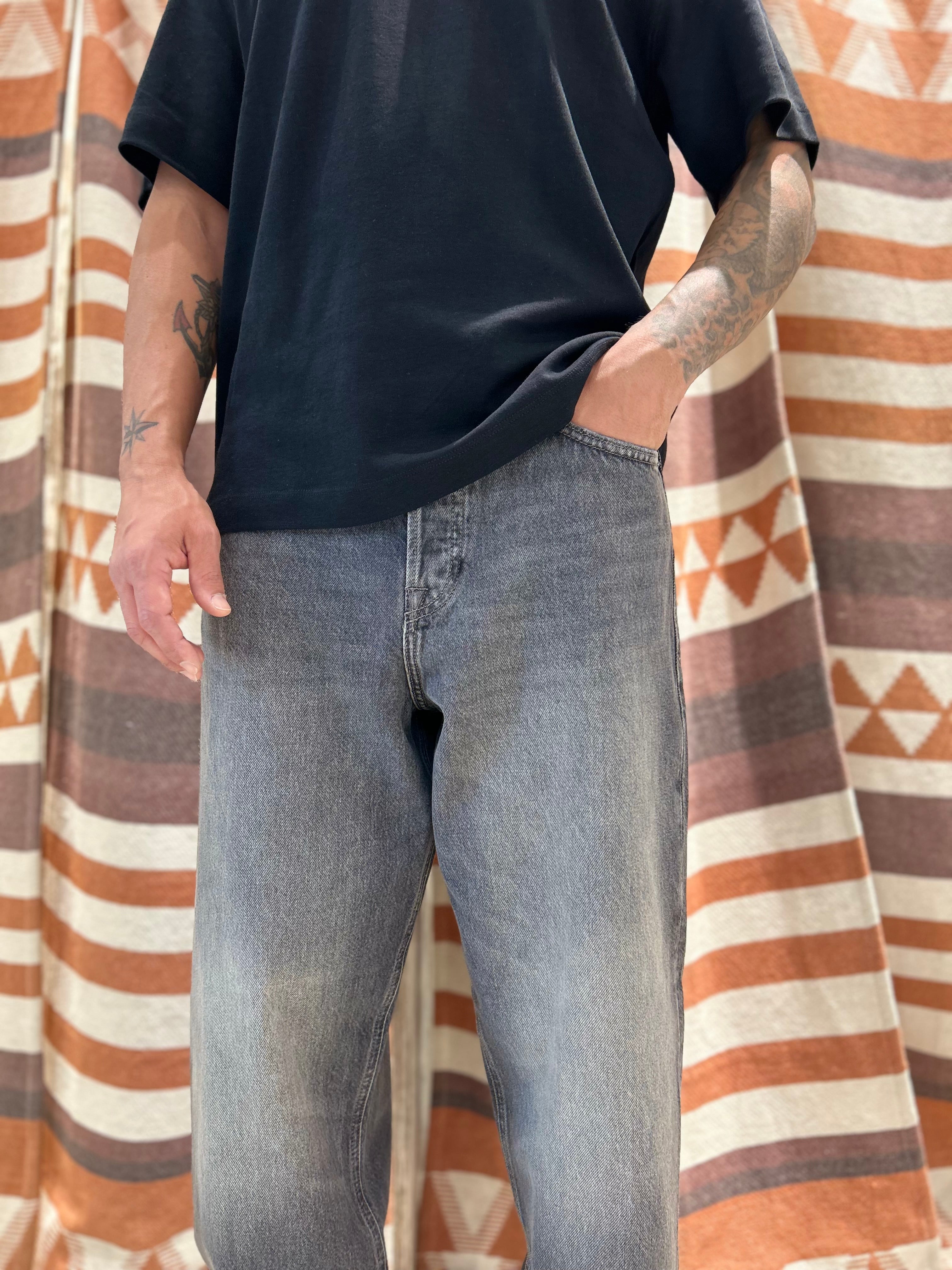 Jeans baggy Jack & Jones grigio invecchiato