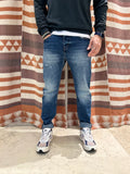 Jeans cropped Warren Webber blu scuro