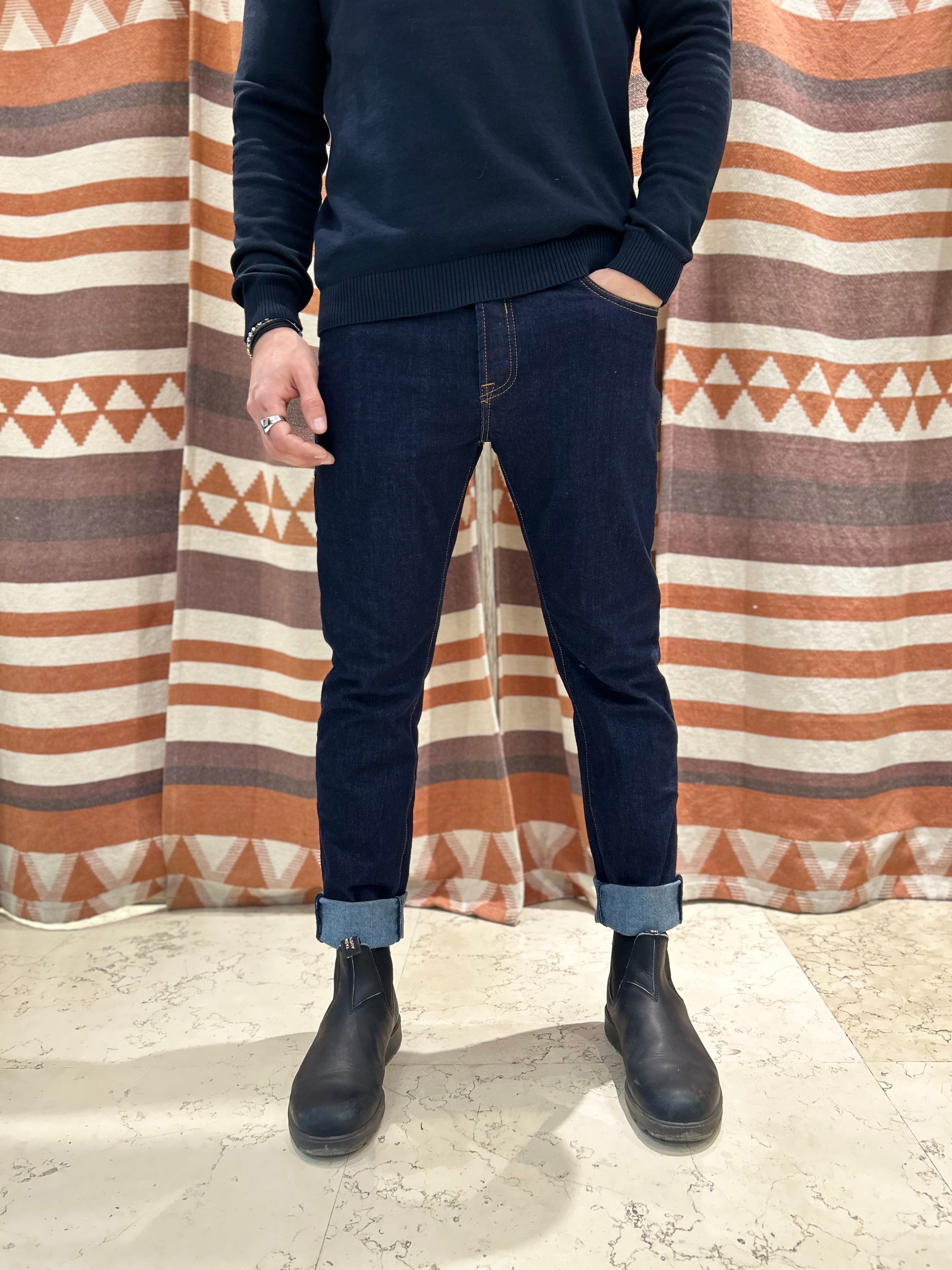 Jeans Warren Webber slim fit blu scuro