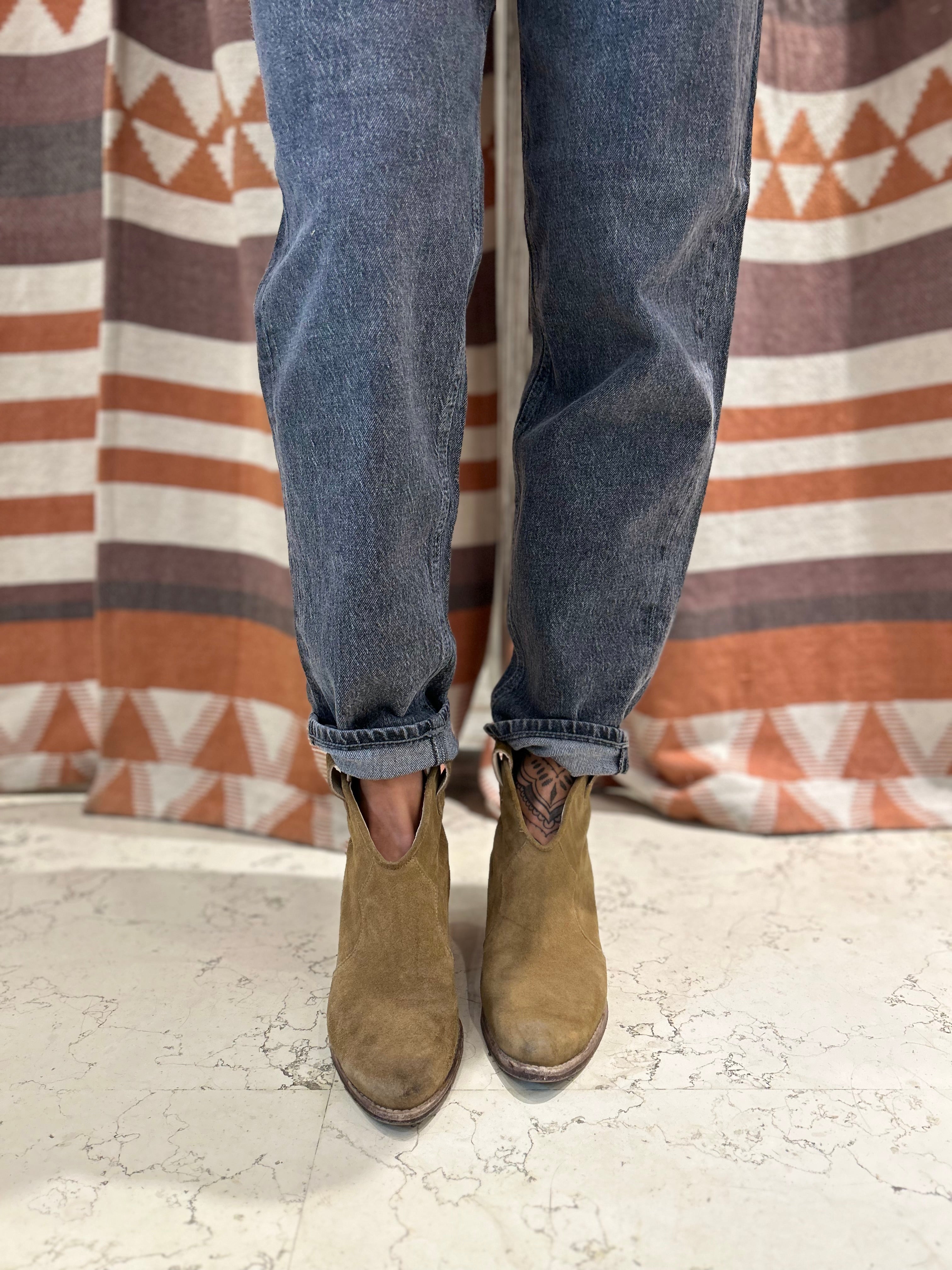 Jeans Mom Fit Grigio JJXX